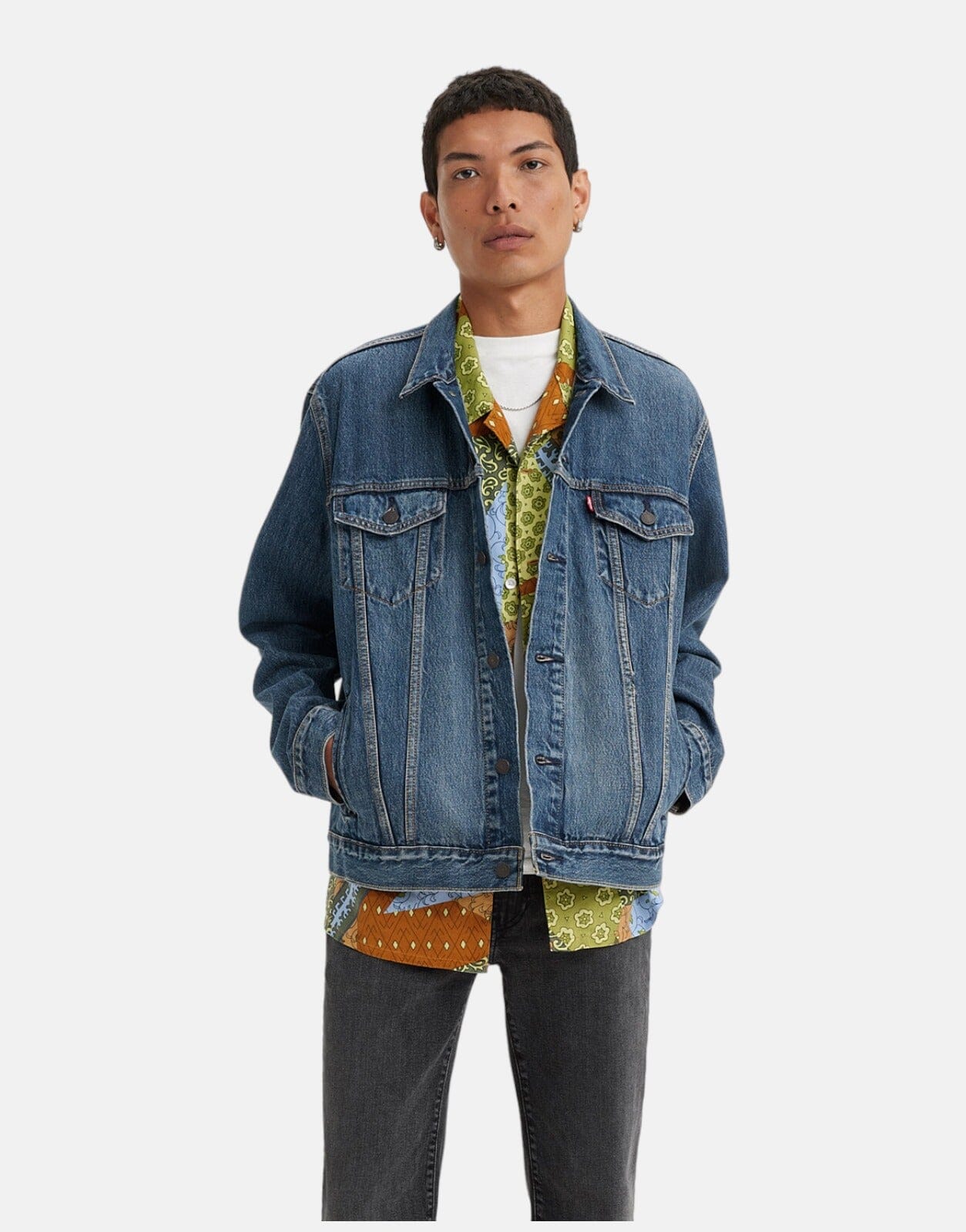 Baggy trucker jacket levi's best sale