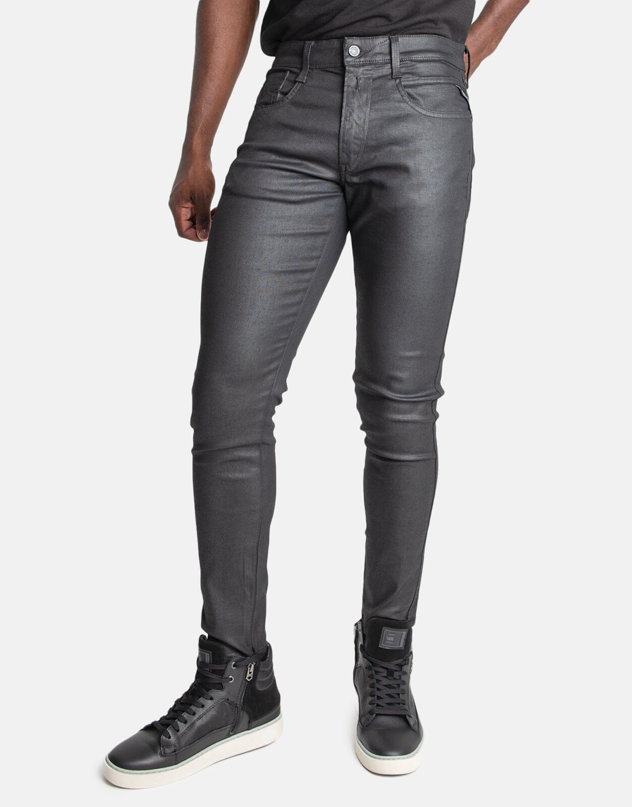 Replay coated hot sale jeans