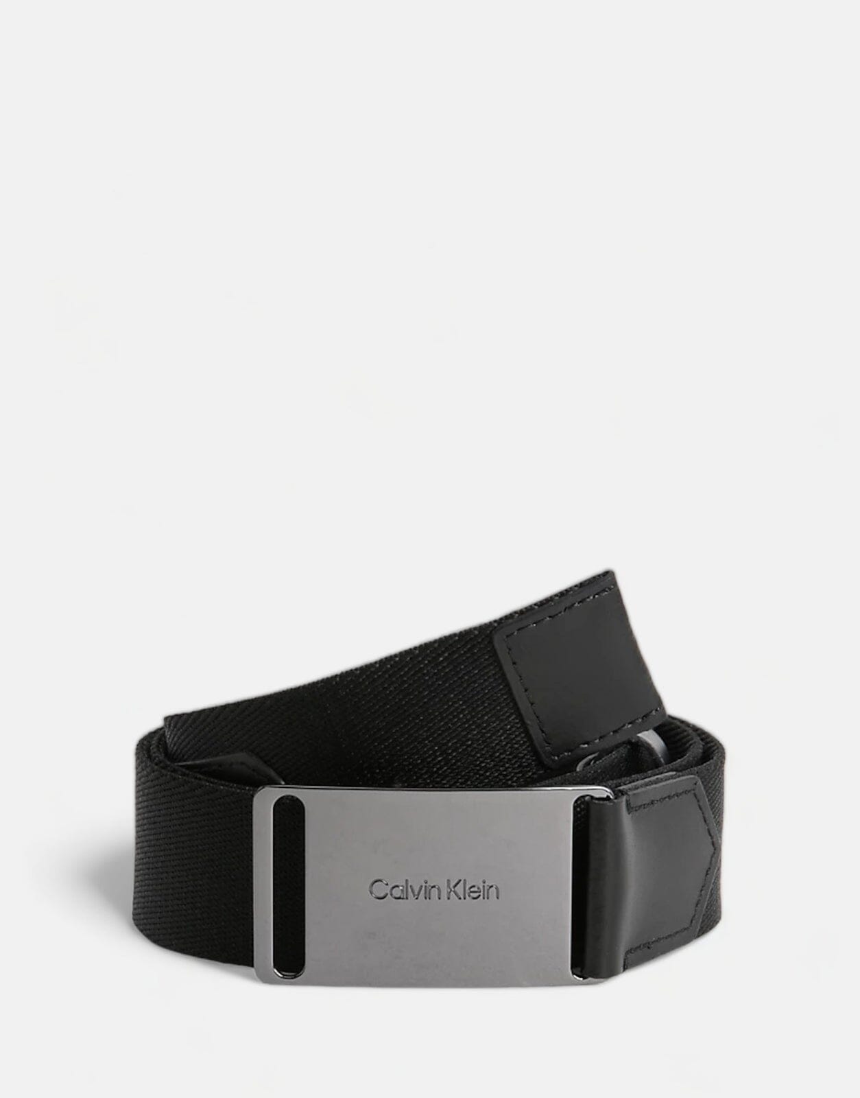 Calvin Klein Webbing 35mm Plaque Belt