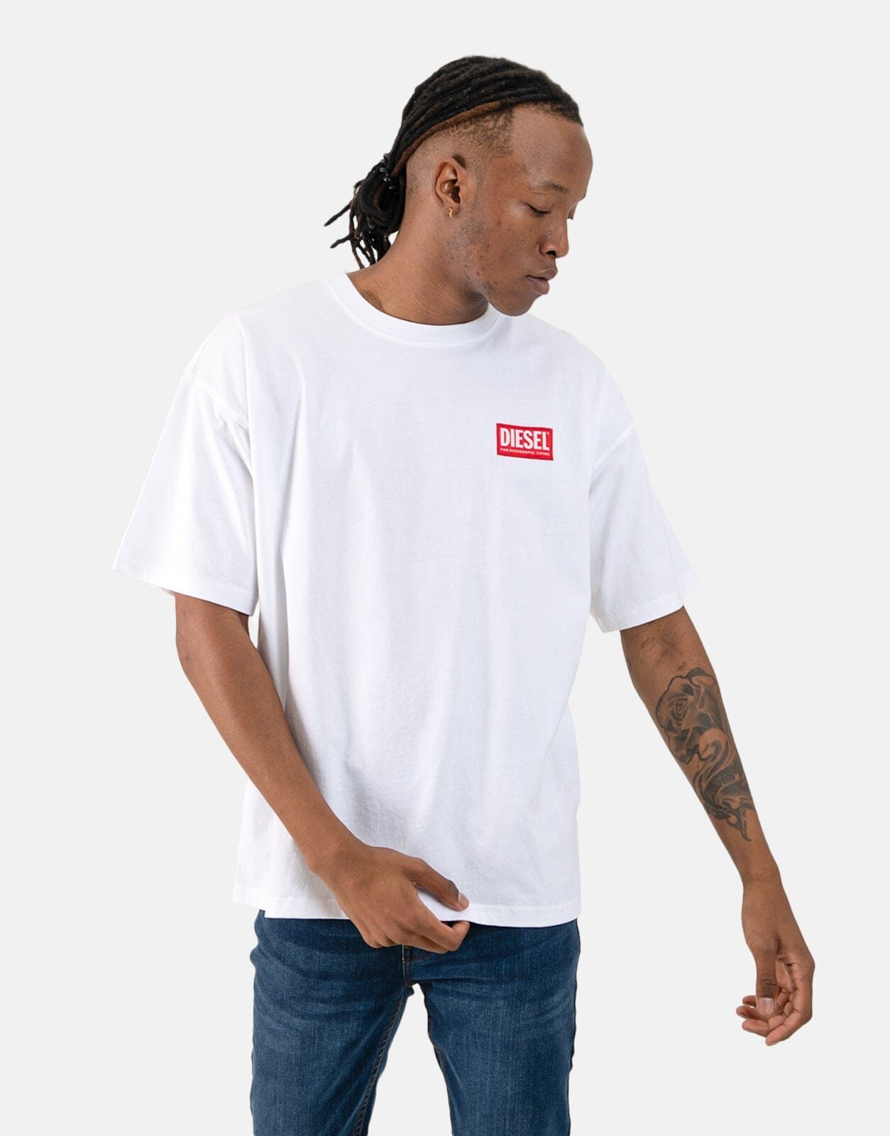 Diesel T Boxt Lab White T Shirt