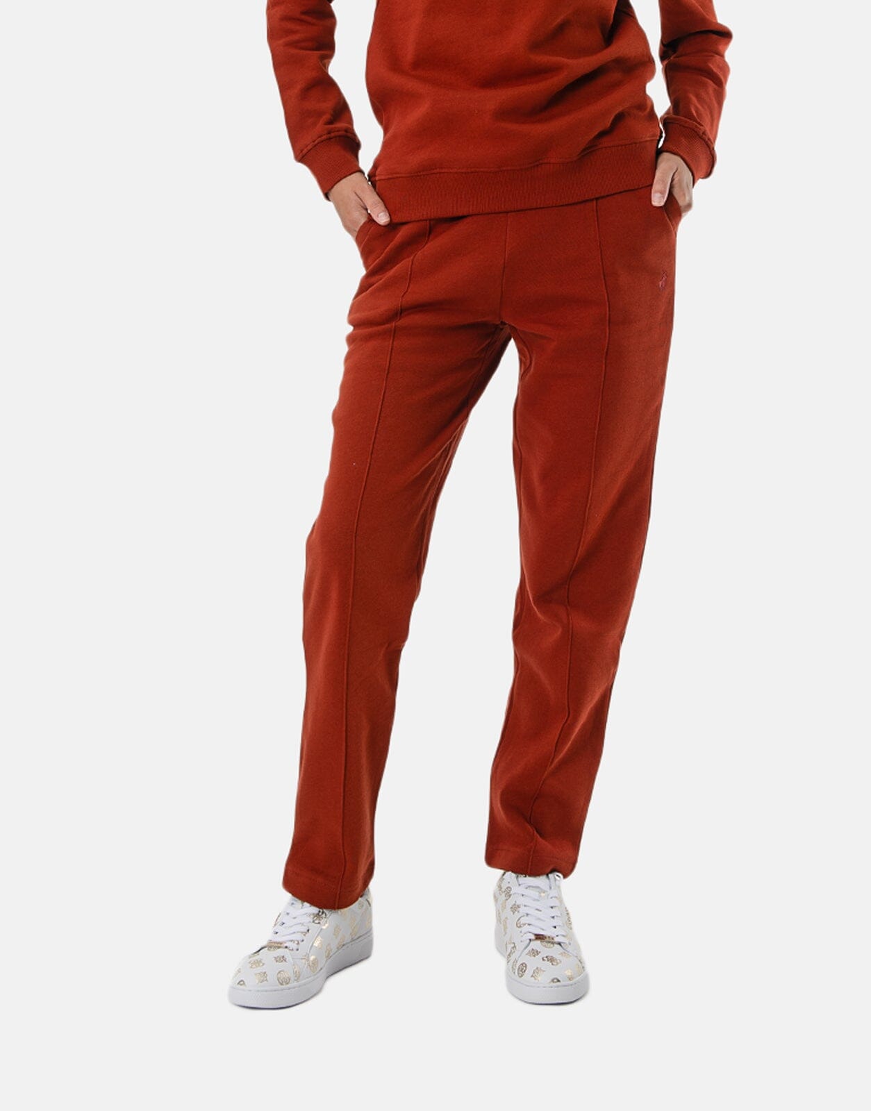 Orange on sale polo sweatpants