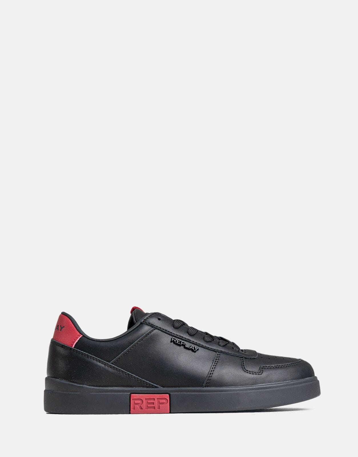 Replay Polaris Court Trainers Black