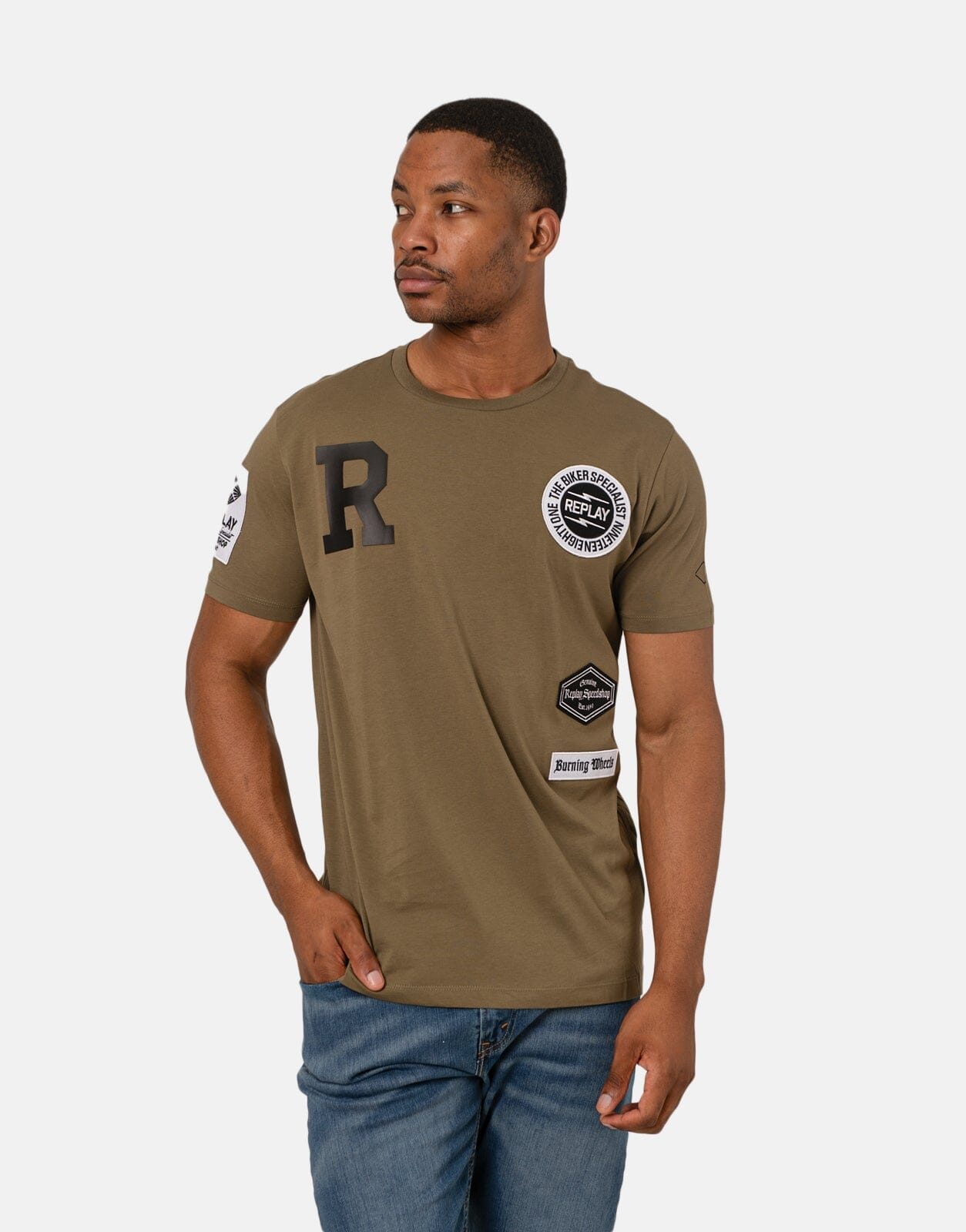 replay motorcycle t shirt