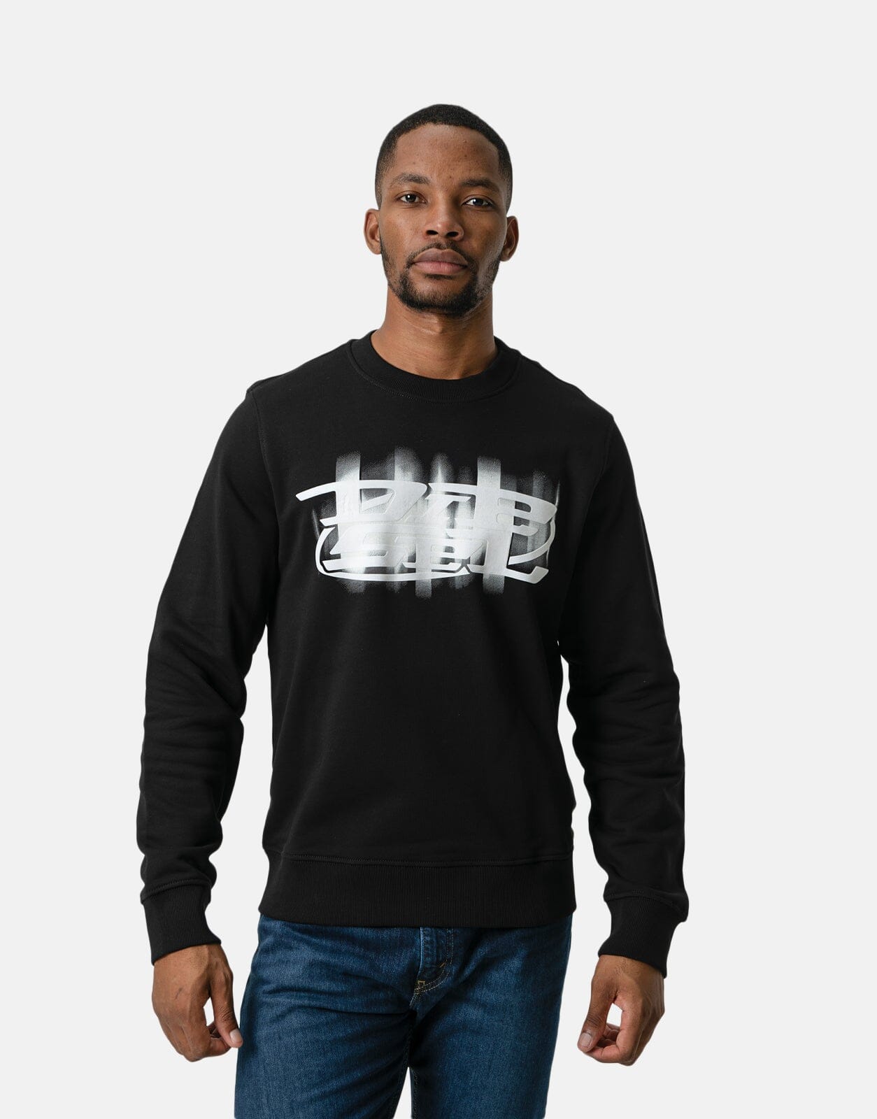 Black diesel sweatshirt sale