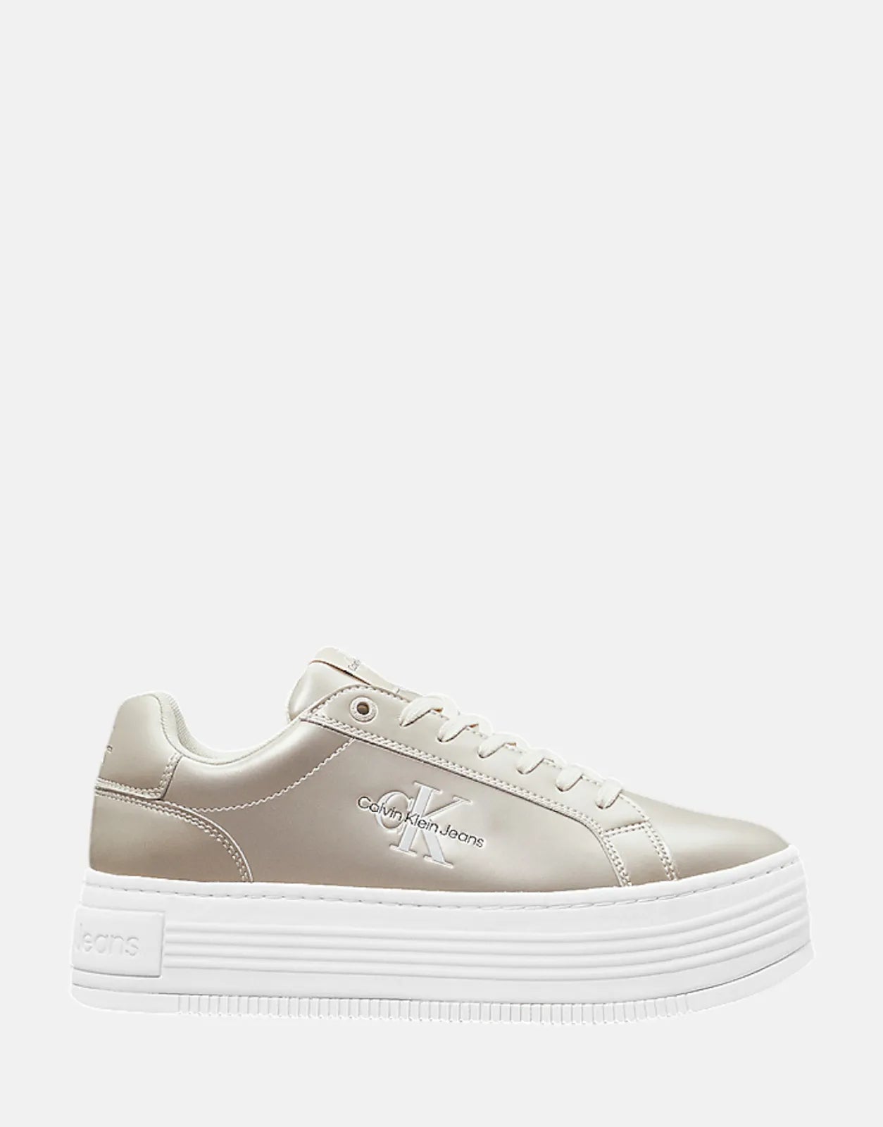 Calvin Klein Bold Platform Low Lace Off White Sneakers