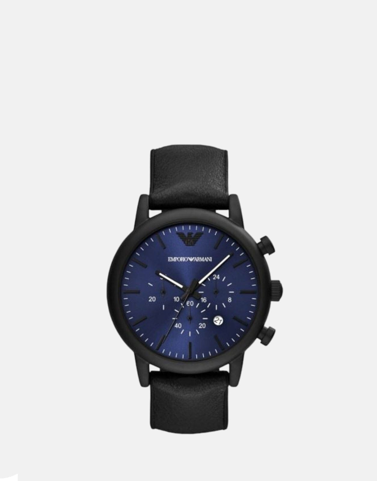 Armani Exchange Luigi Dress Black Leather Watch