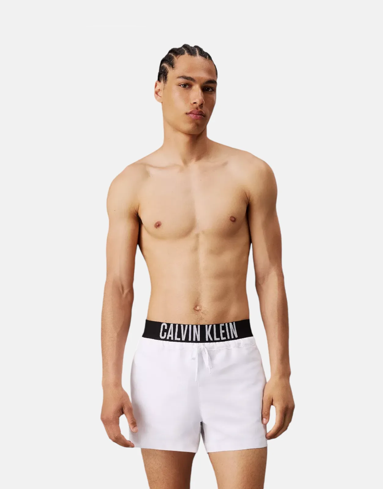 Calvin Klein Km0km01045 Swimming Shorts White M Man