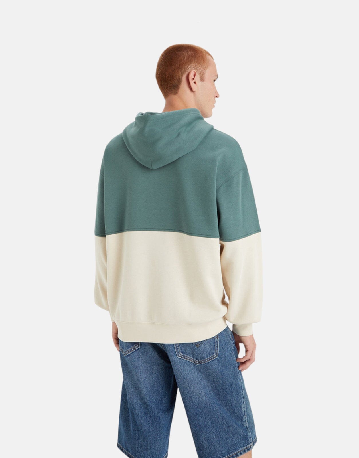 Levi's Blocked Hoodie Cold Dip Dark Forest - Subwear