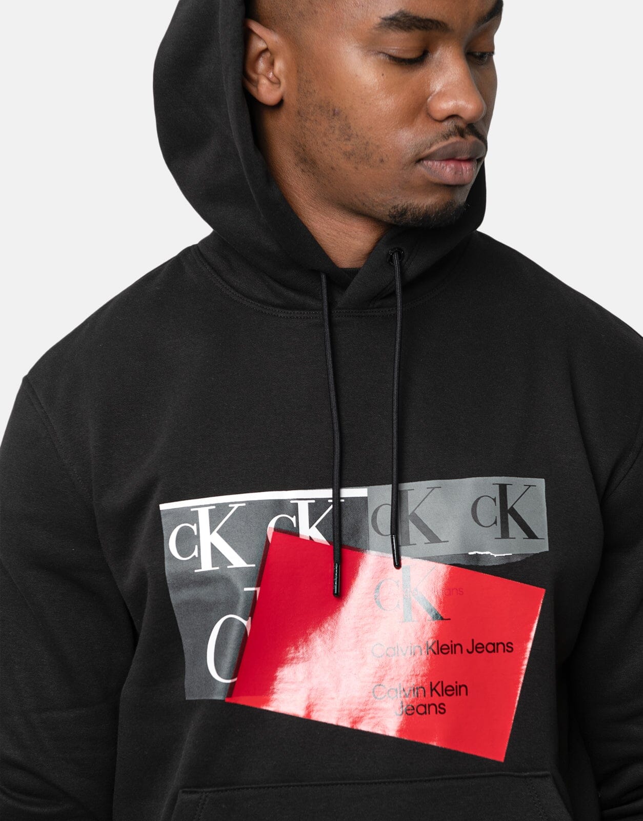 Calvin klein outlet hooded shirt