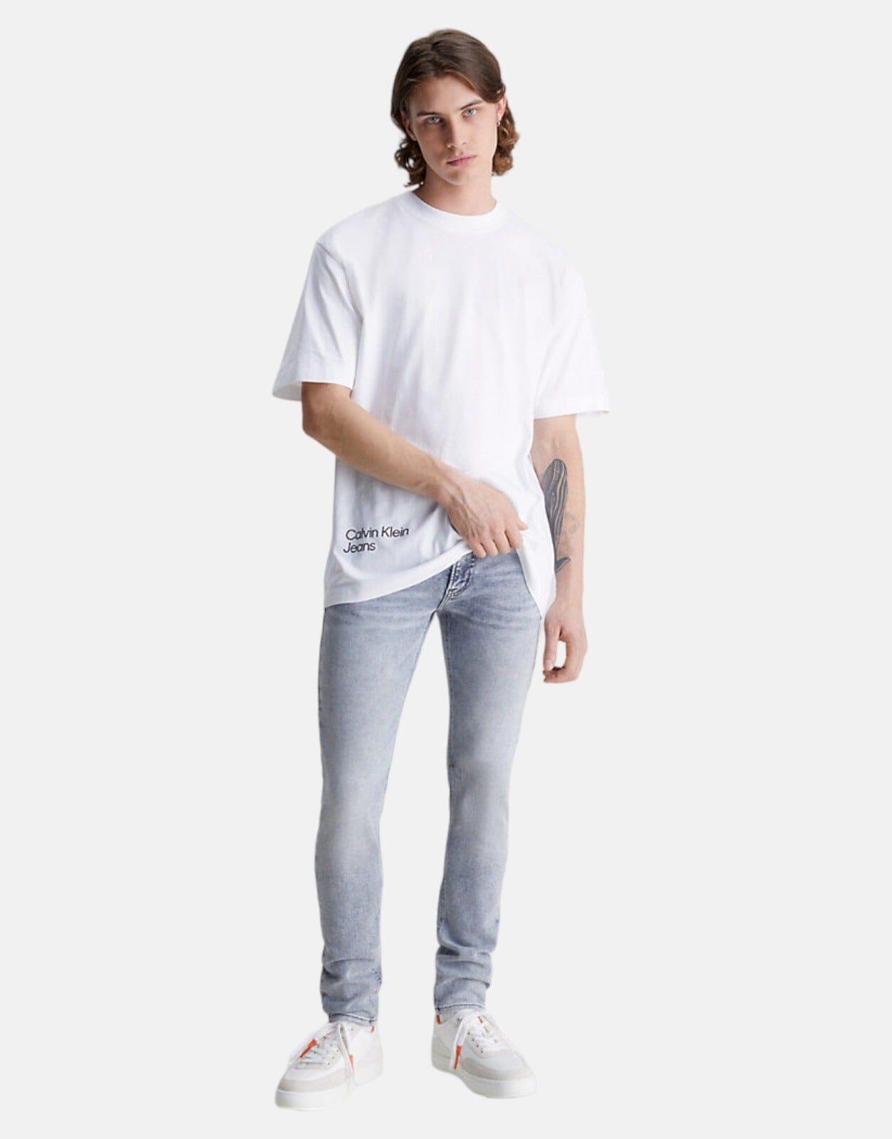 Calvin Klein Super Skinny Grey Wash Jeans