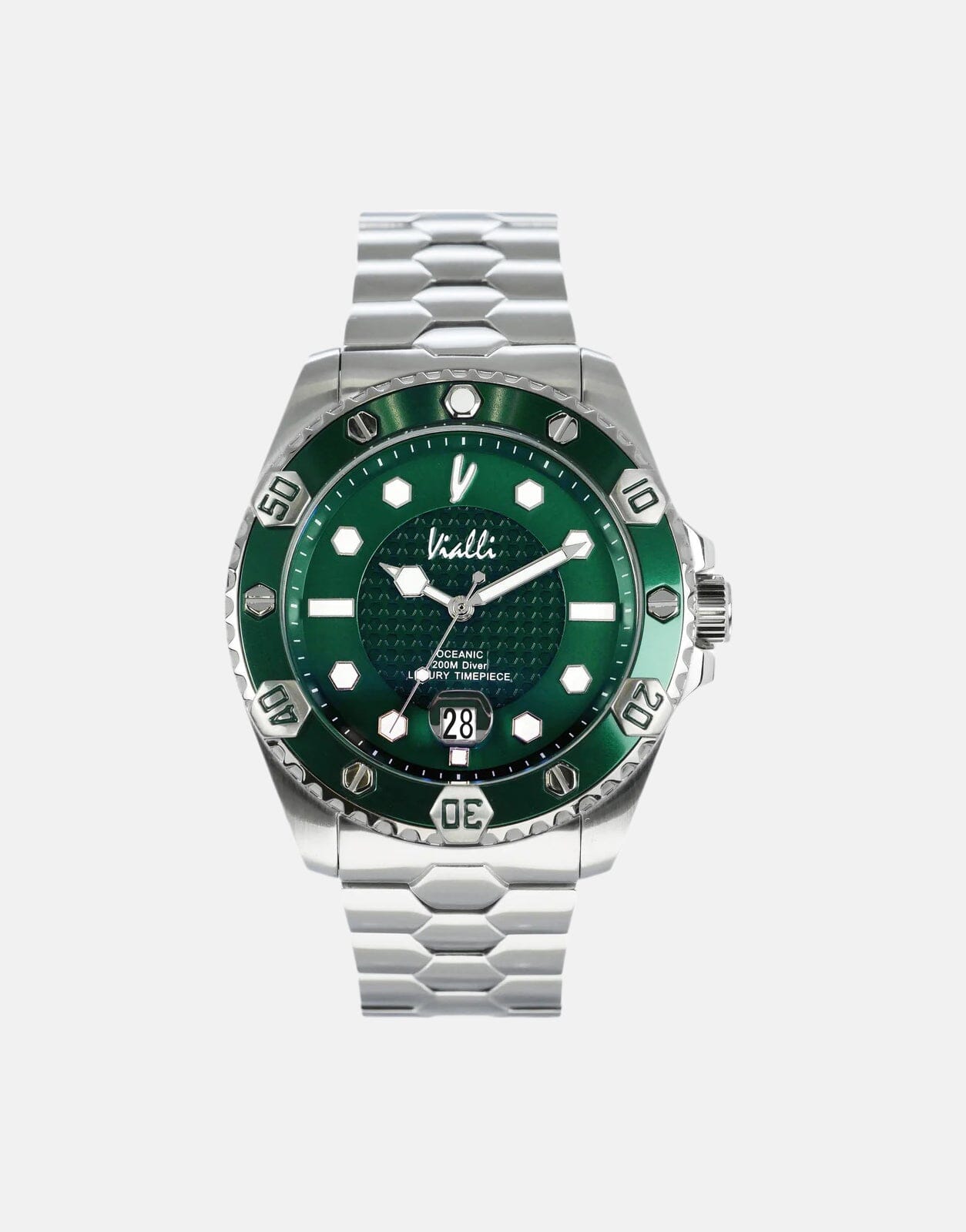 Vialli Elba Oceanic Green/Silver Stainless Steel Watch - Subwear
