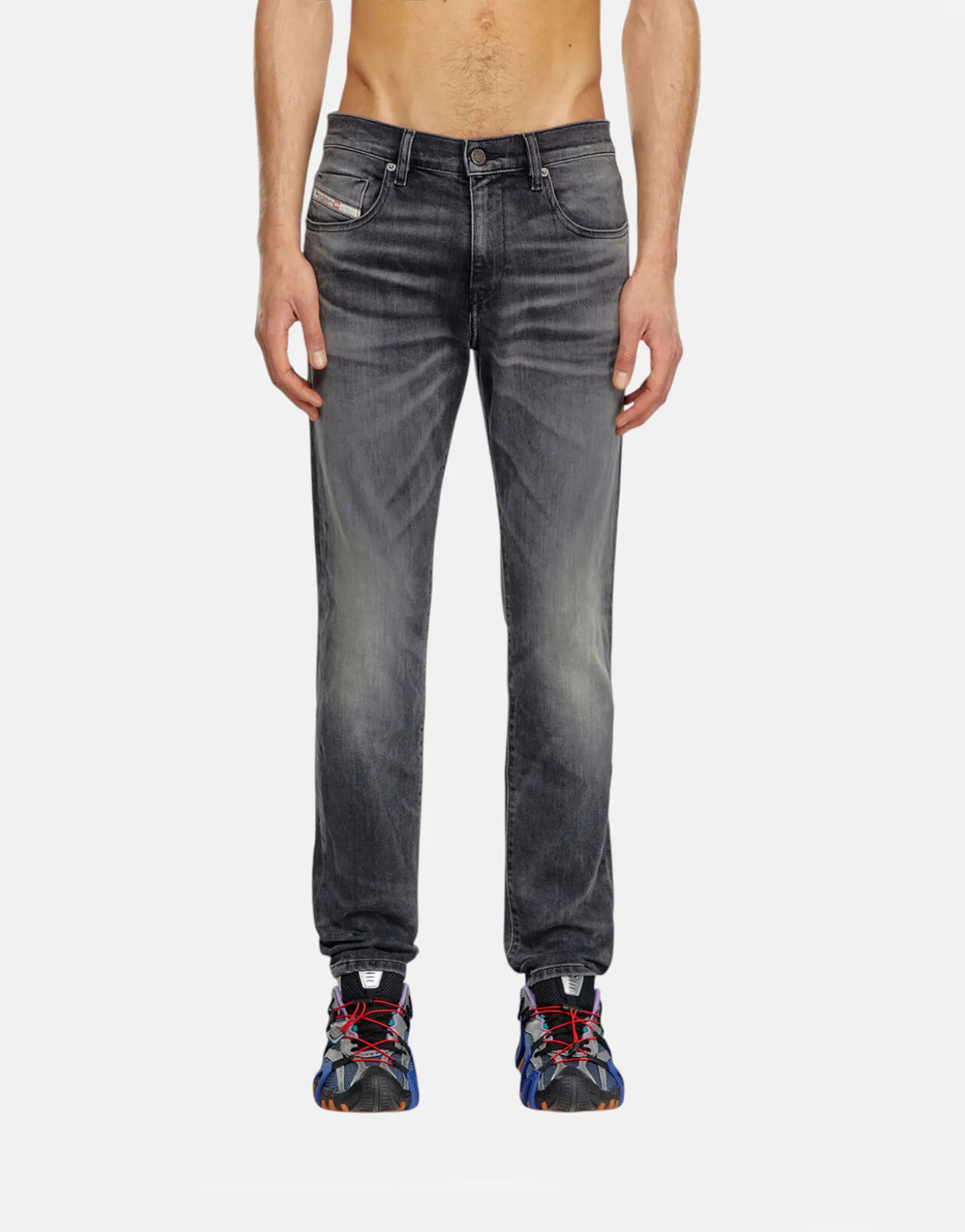 Diesel 2019 D-Strukt Black Wash Jeans - Subwear