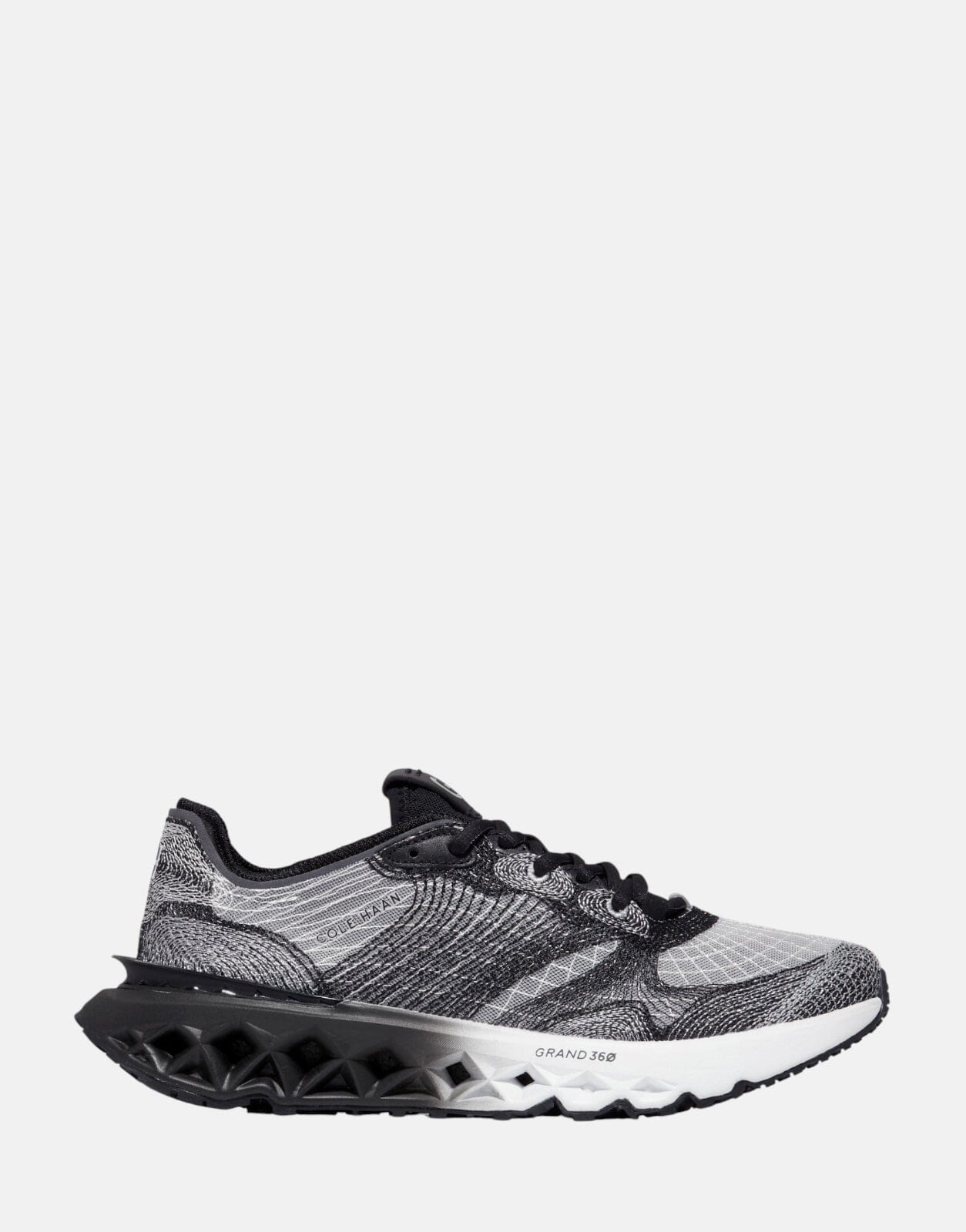 Cole Haan Zerogrand Embrostitch Running Shoes Blk/Grey - Subwear