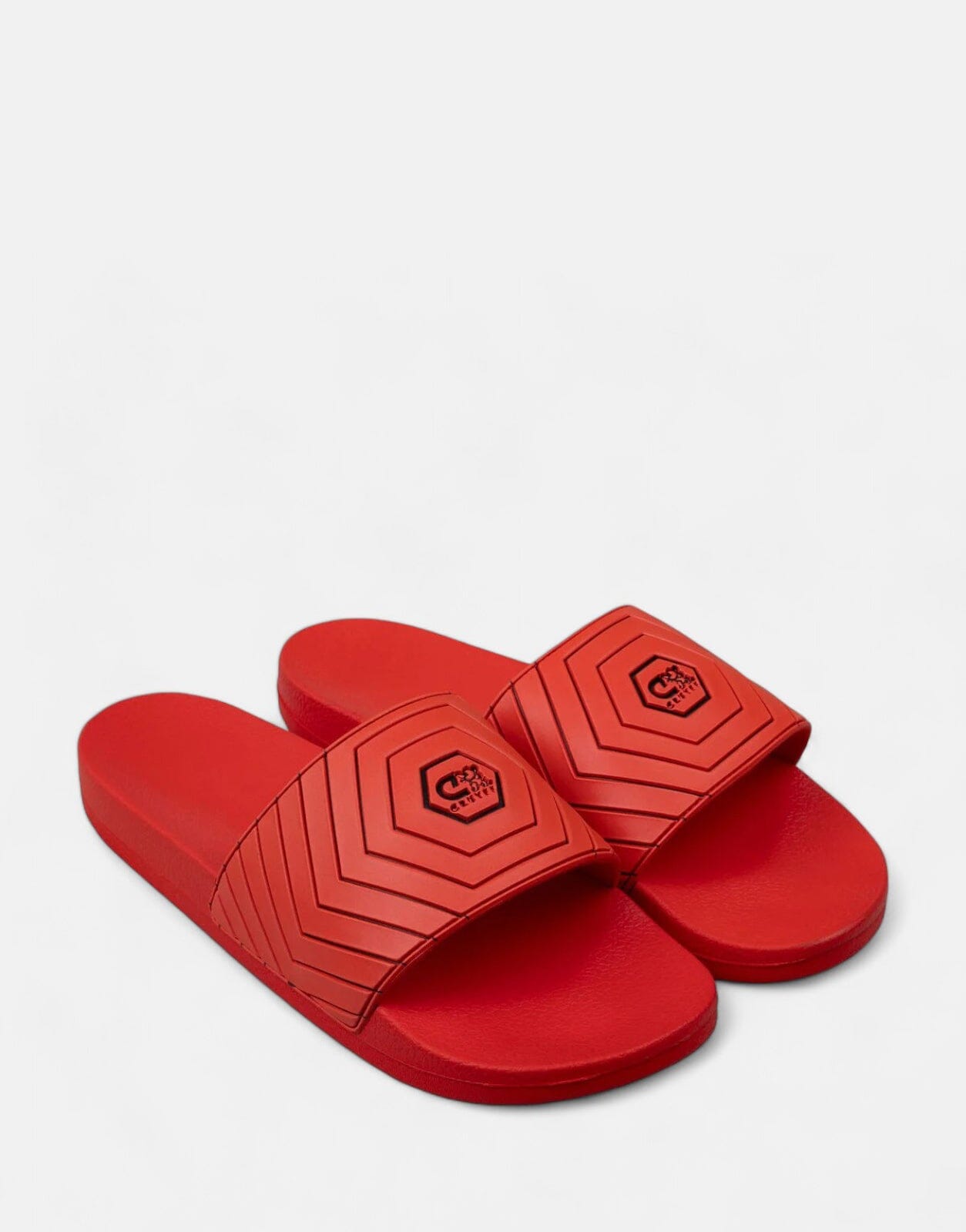 Cruyff Hex Red Slides - Subwear