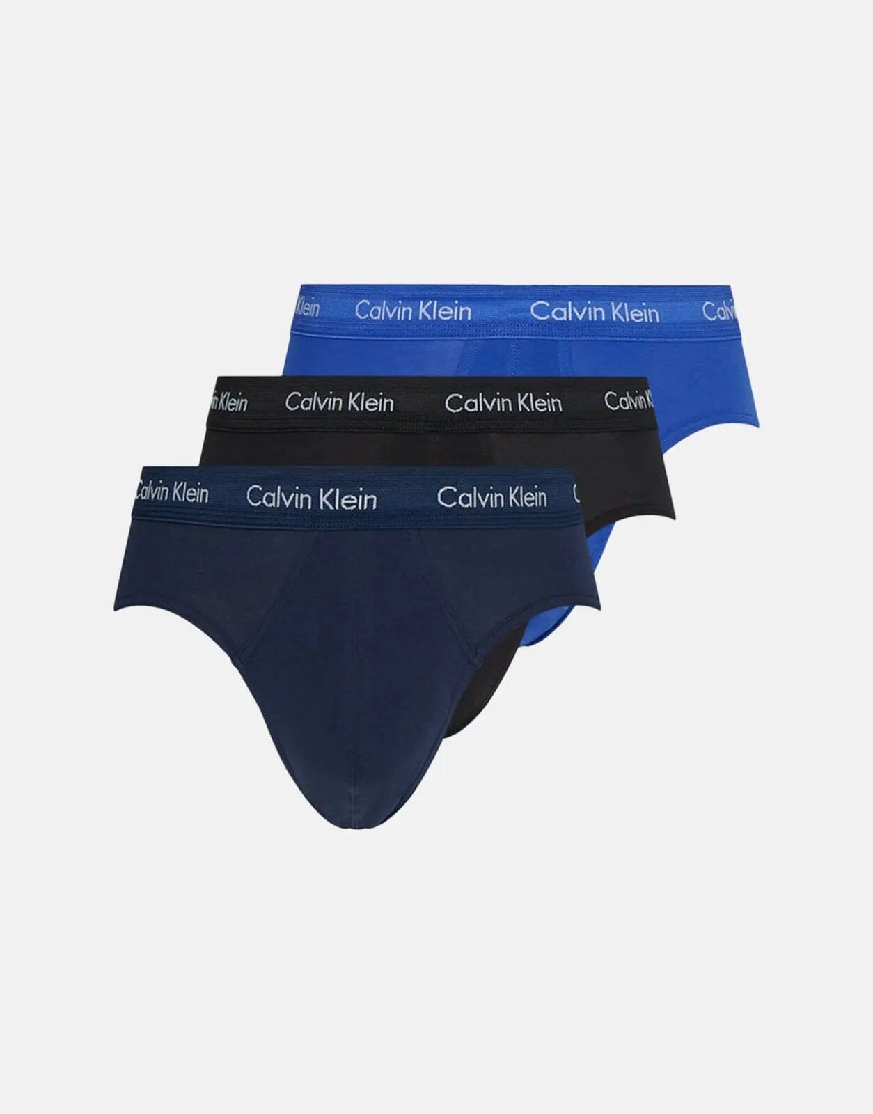 Calvin Klein Hip Brief 3 Pack Underwear Blue - Subwear