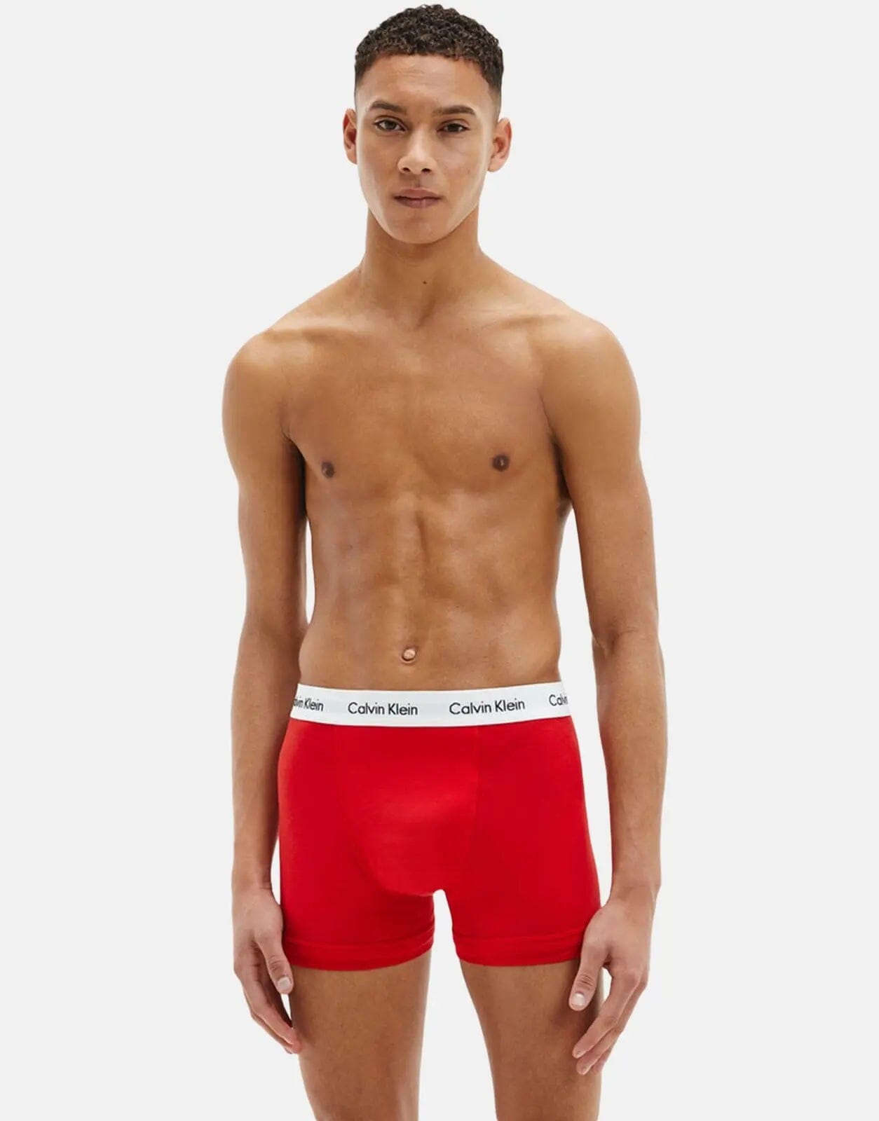 Calvin Klein Trunk 3 Pack Underwear White, Red, Blue - Subwear