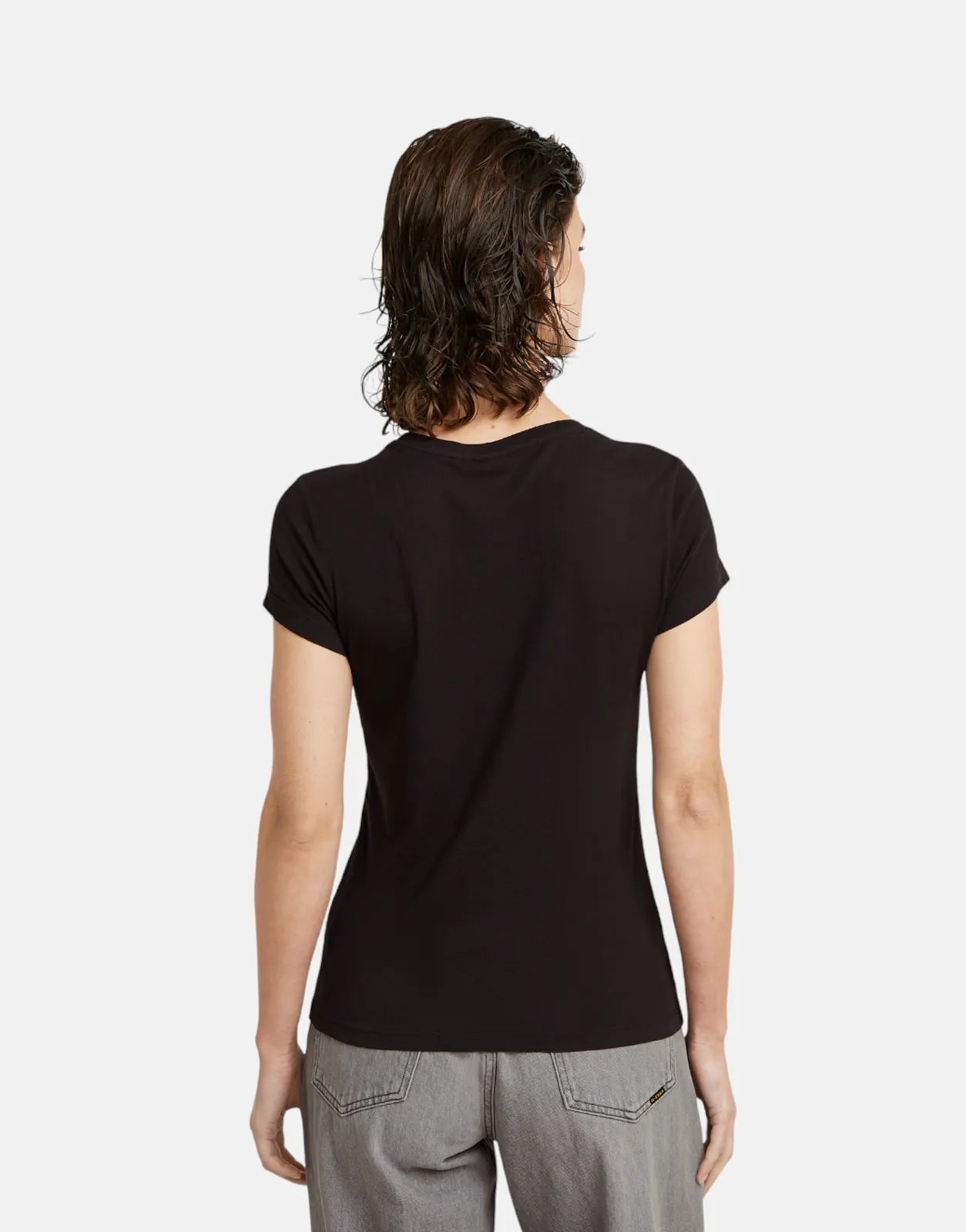 G-Star RAW Eyben Slim V-Neck Black T-Shirt - Subwear