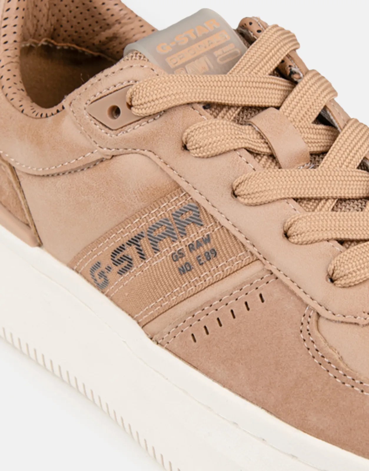 G-Star RAW Eve Basic Leather Camel Sneakers - Subwear