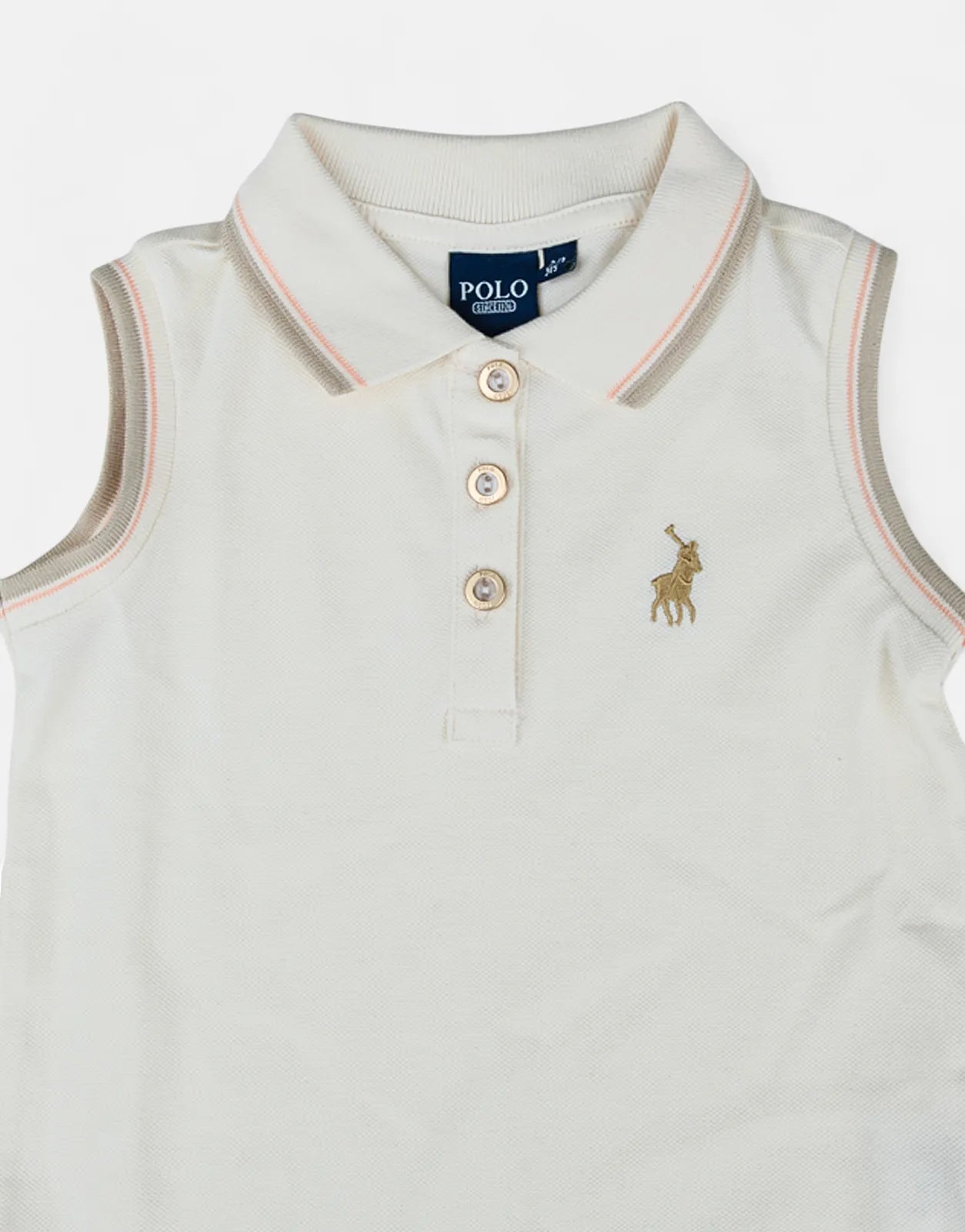 Polo Girls Kourtney Off-White Golfer Dress - Subwear