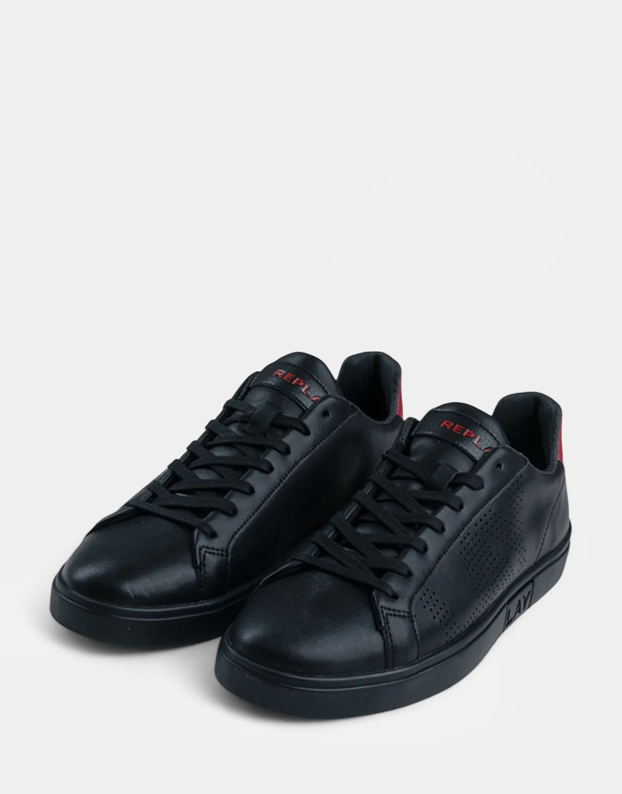 Replay Poly Studio Black/Red Sneakers - Subwear