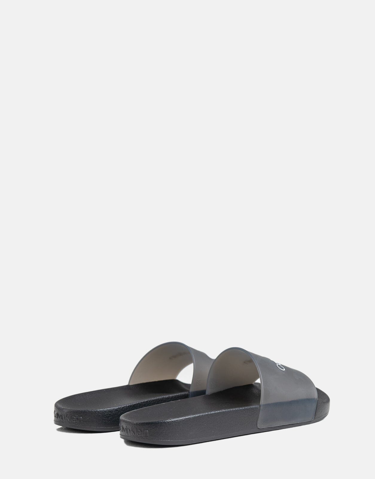 Calvin klein best sale slides black