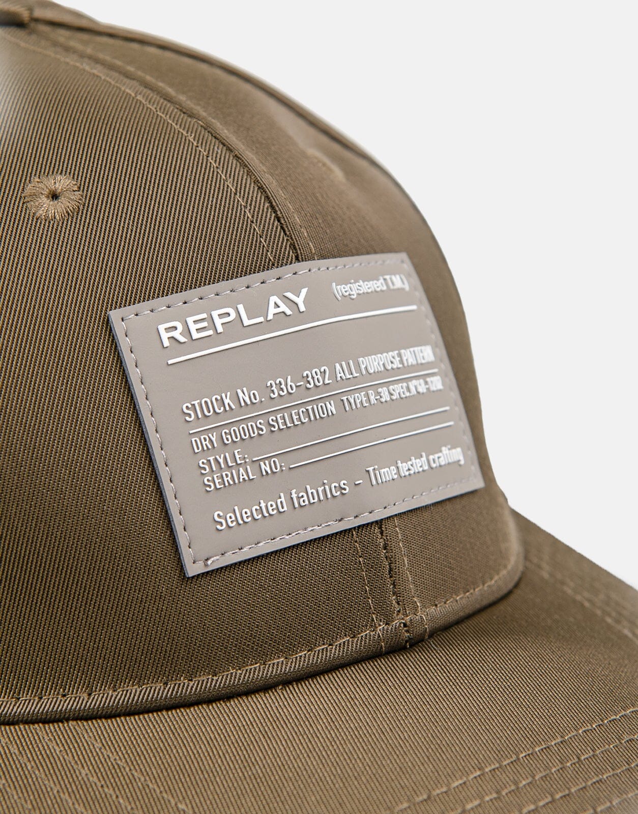 Replay Badge Twill Brown Cap - Subwear