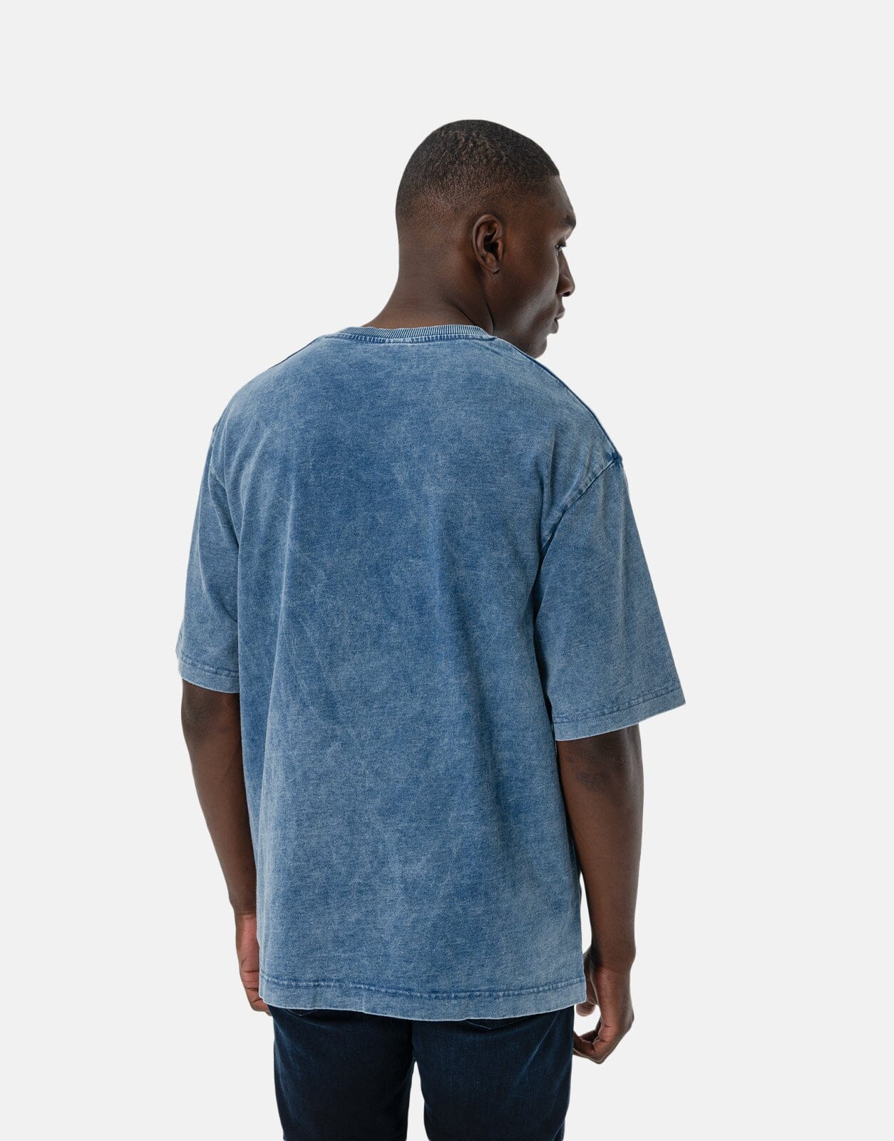 G-Star RAW Indigo Boxy Sun Fade Blue T-Shirt - Subwear