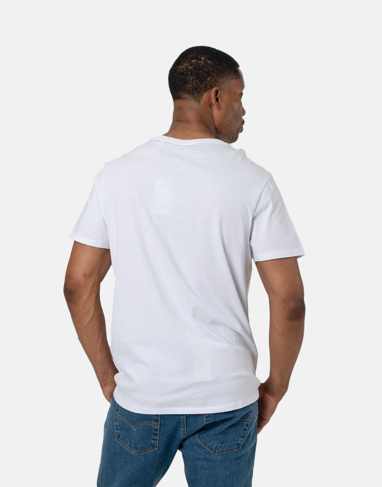 Guess V-Neck Core T-Shirt White - Subwear