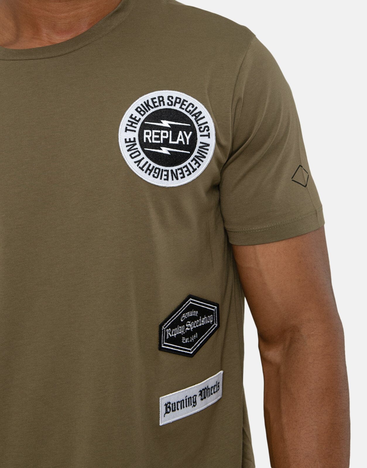 Replay Biker Patch T-Shirt 833 - Subwear