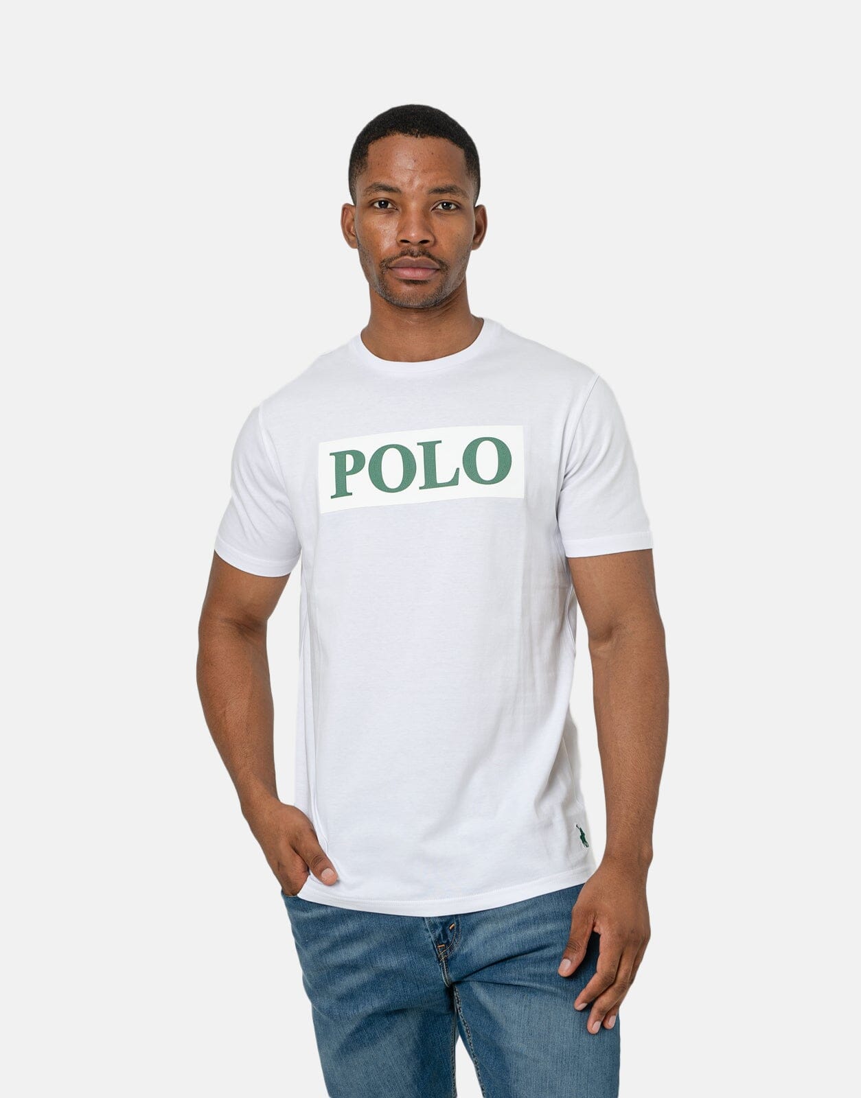 Polo SS Logo T-Shirt White - Subwear