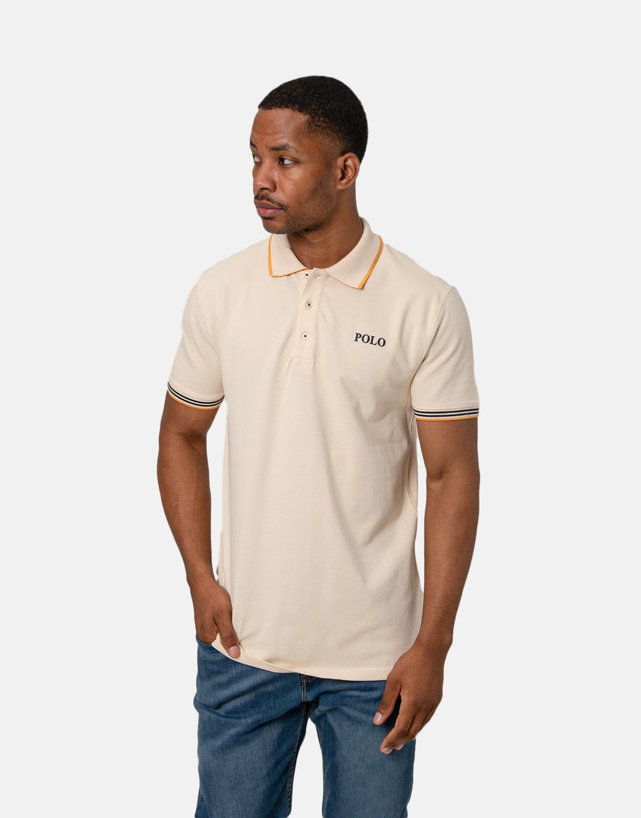 Polo Logo Tipped Golfer Off White - Subwear