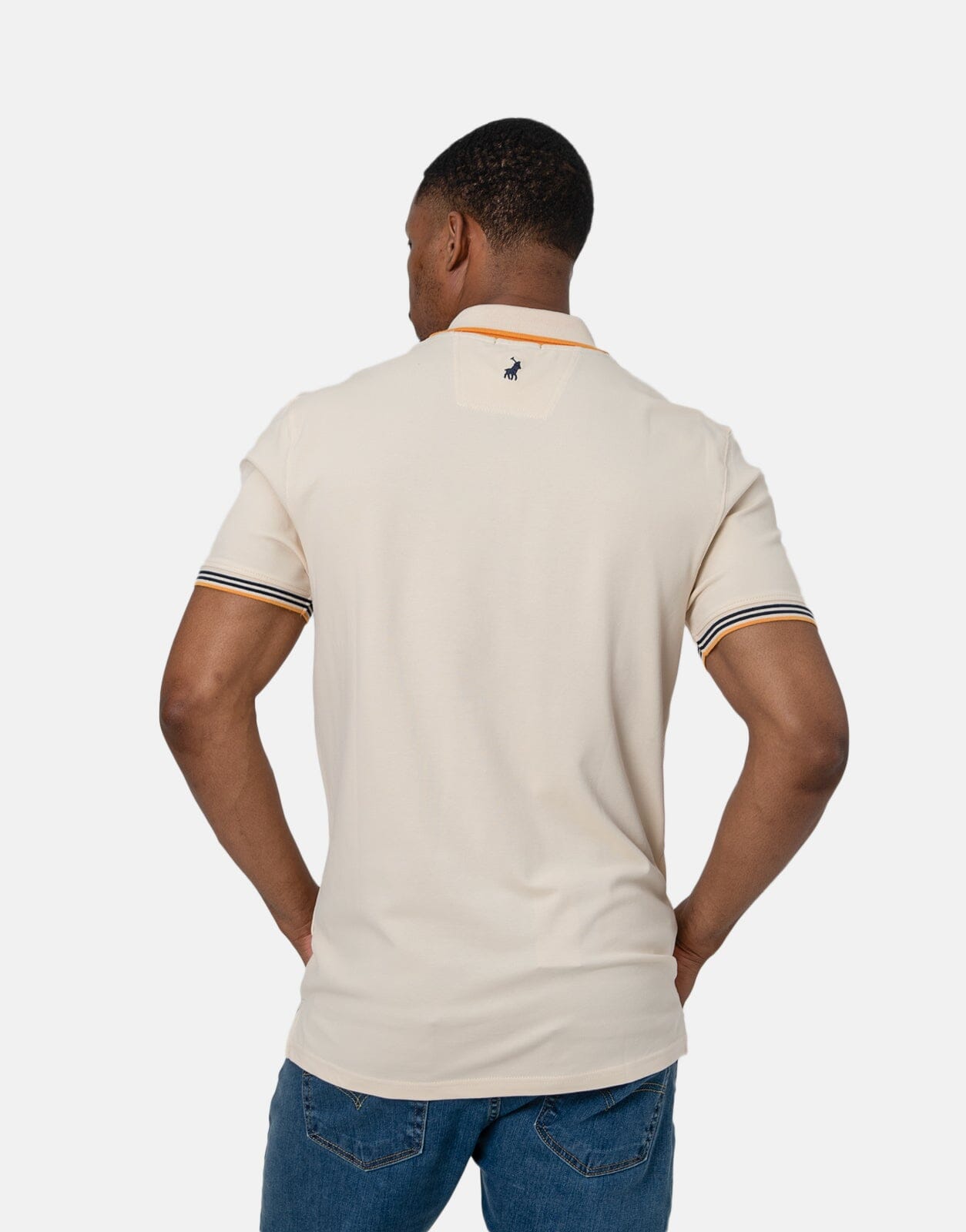 Polo Logo Tipped Golfer Off White - Subwear