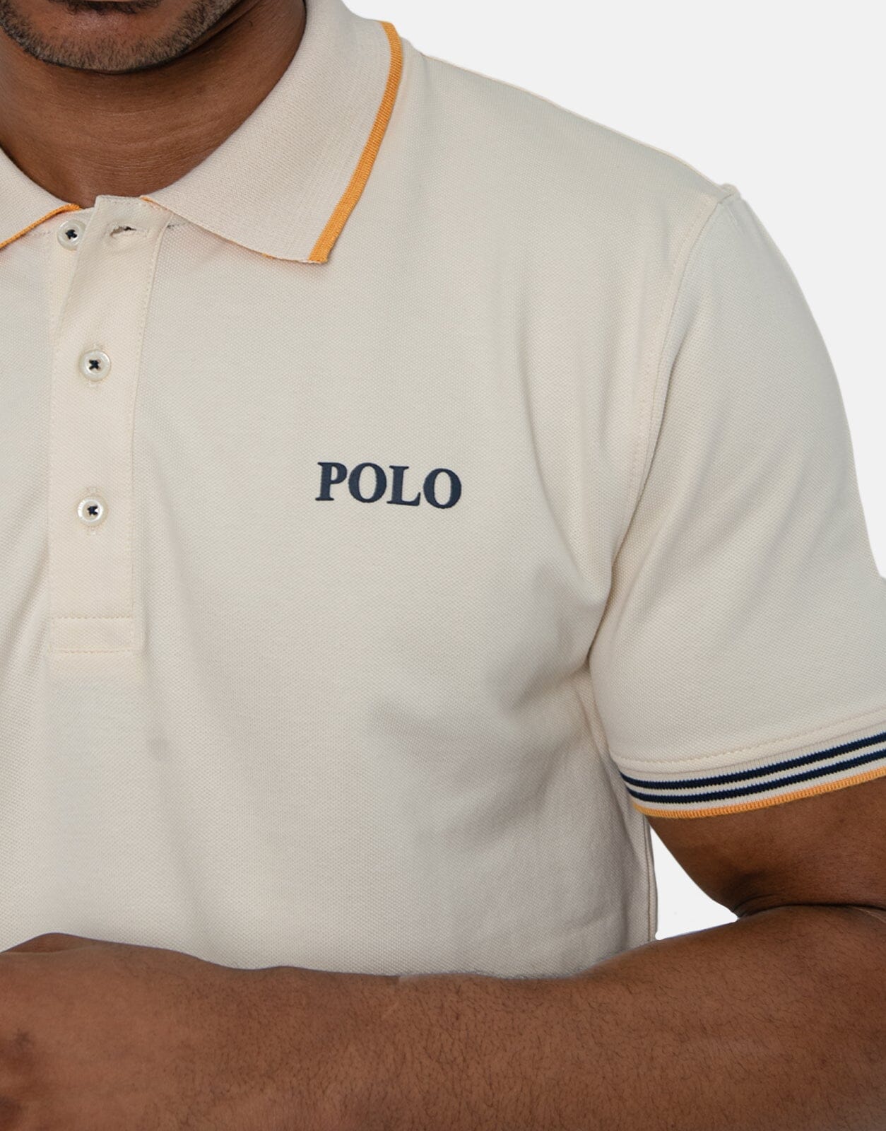 Polo Logo Tipped Golfer Off White - Subwear