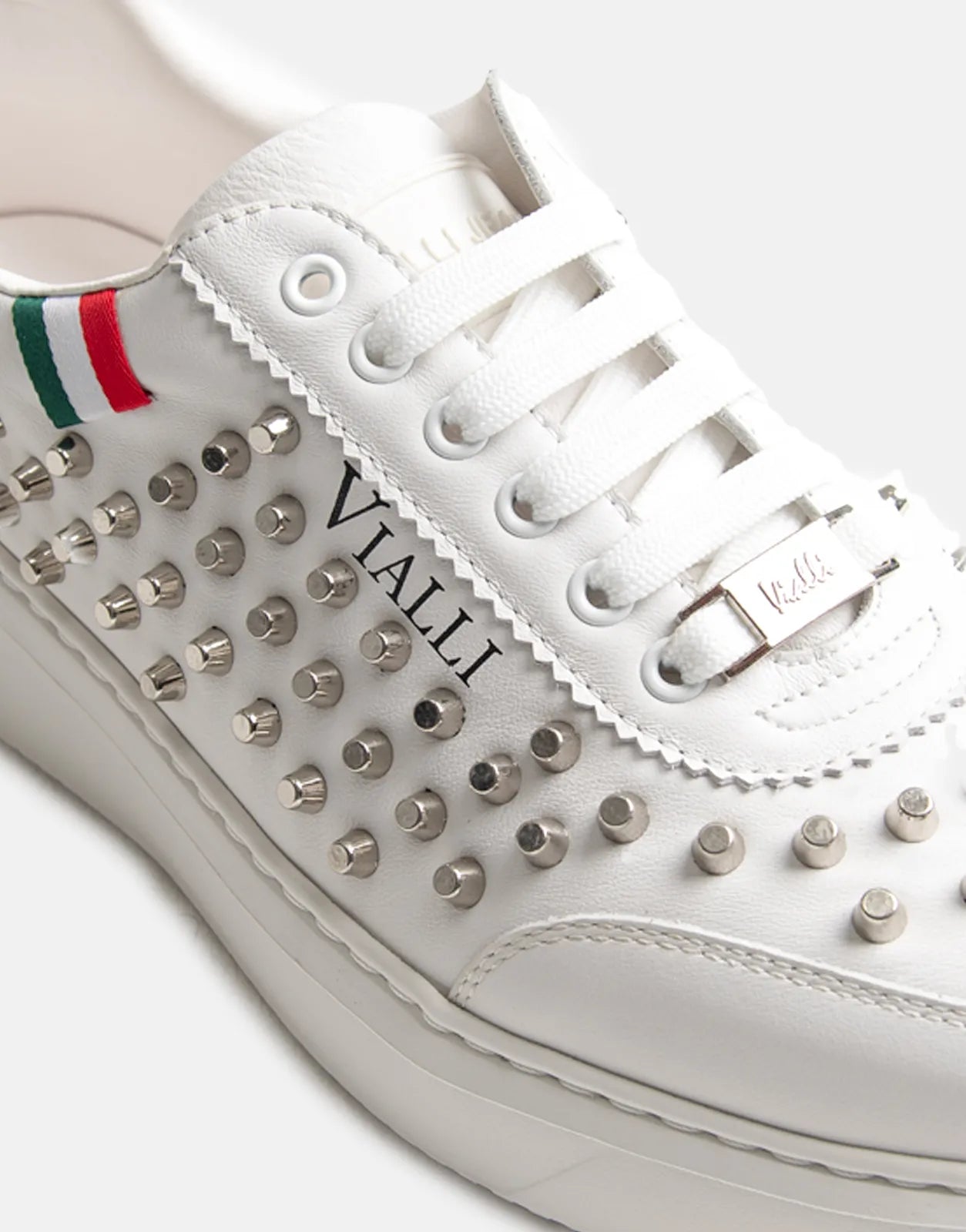 Vialli Vicario White Sneakers - Subwear