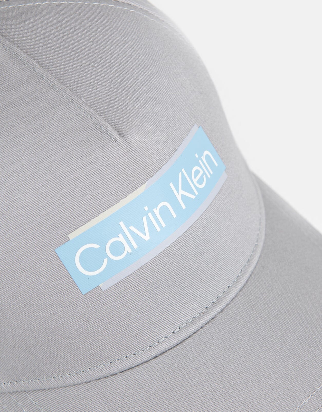 Grey calvin klein cap best sale