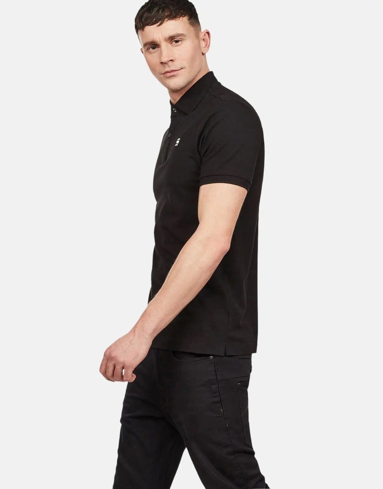 G-Star RAW Dunda Polo Shirt Blk - Subwear