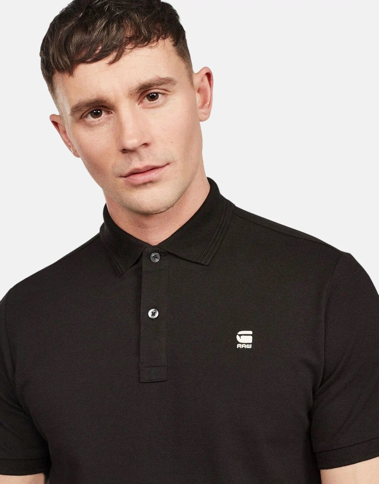 G-Star RAW Dunda Polo Shirt Blk - Subwear