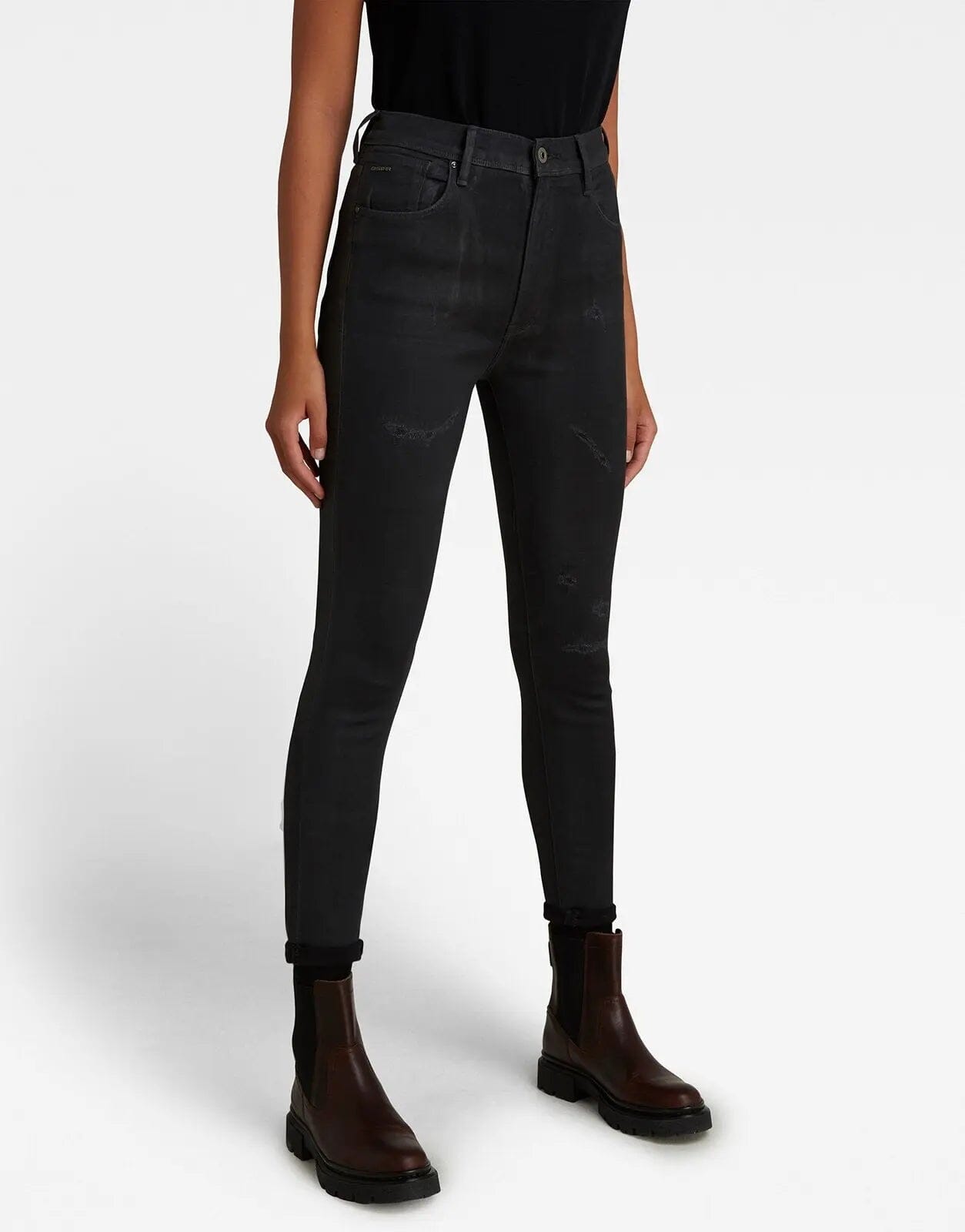 G-Star RAW Kafey Ultra High Black Jeans - Subwear