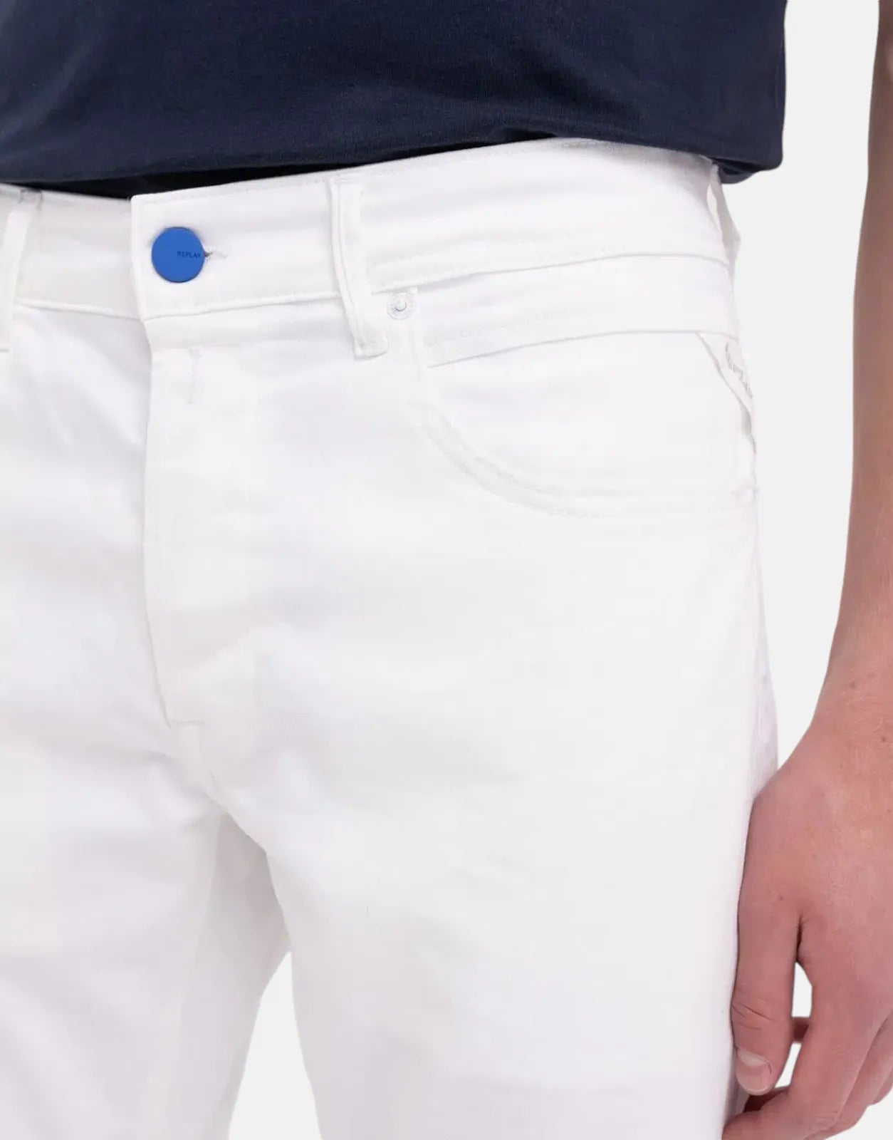 Replay White Wax Jeans - Subwear