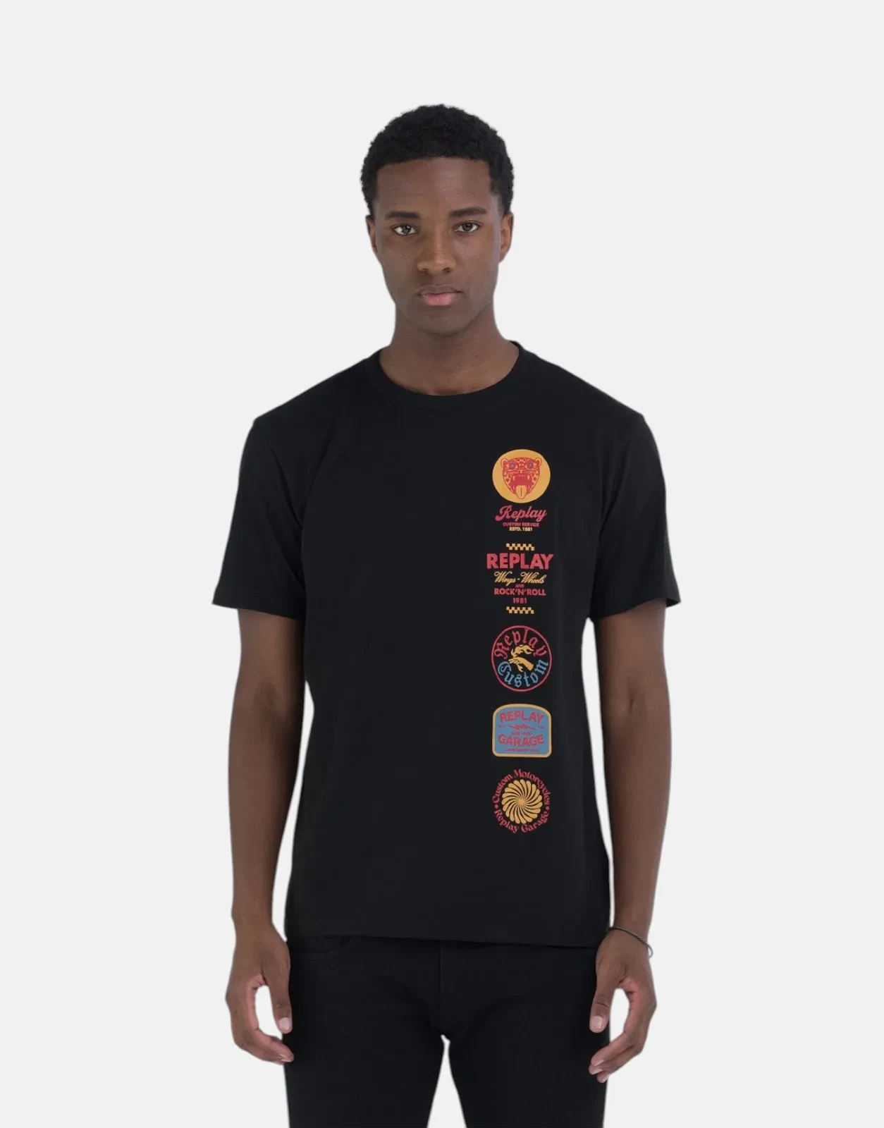 Replay Custom Service T-Shirt Black - Subwear