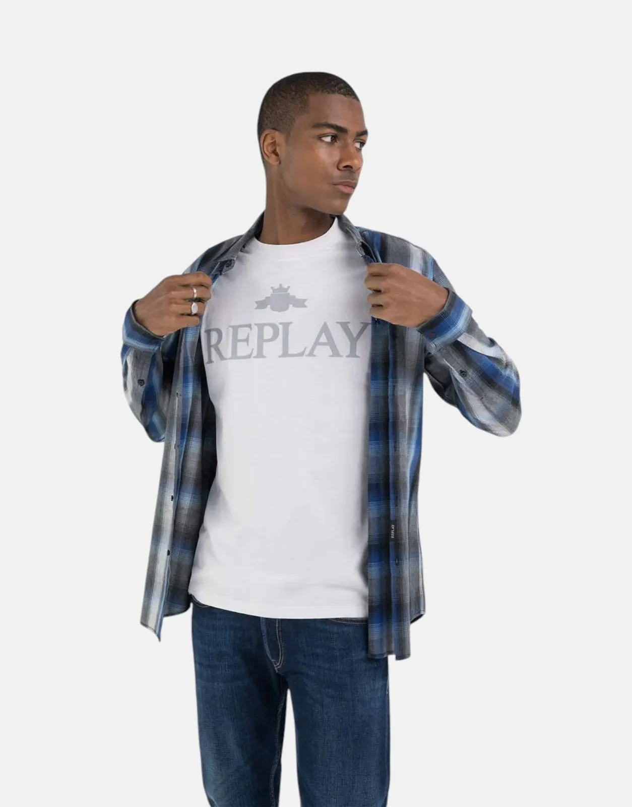 Replay University Ice Regular T-Shirt - Subwear