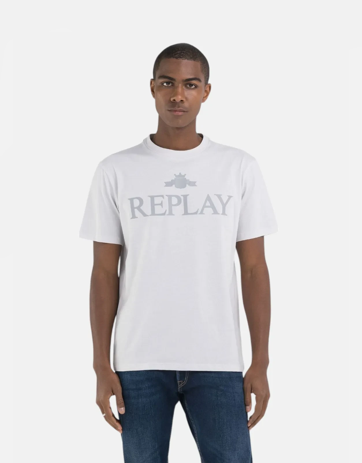 Replay University Ice Regular T-Shirt - Subwear