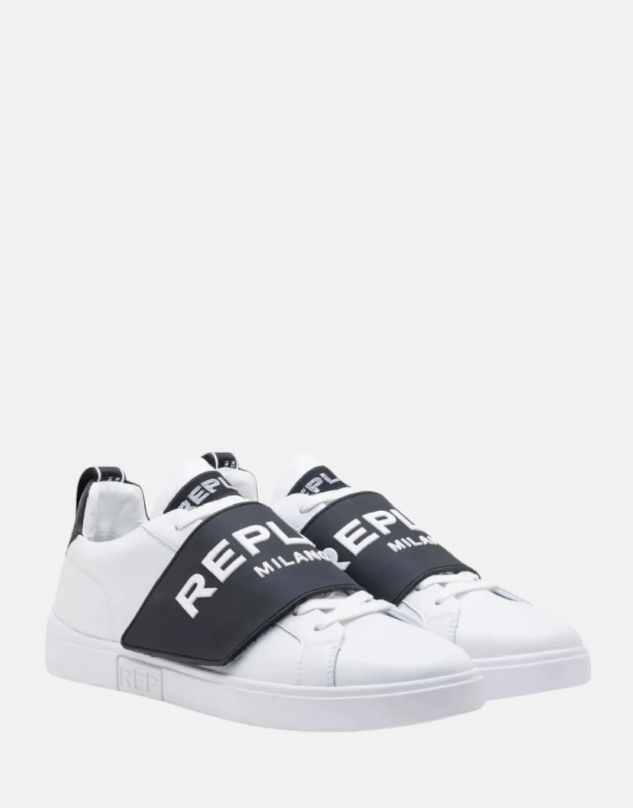 Replay Polys Strap White/Black Sneakers - Subwear