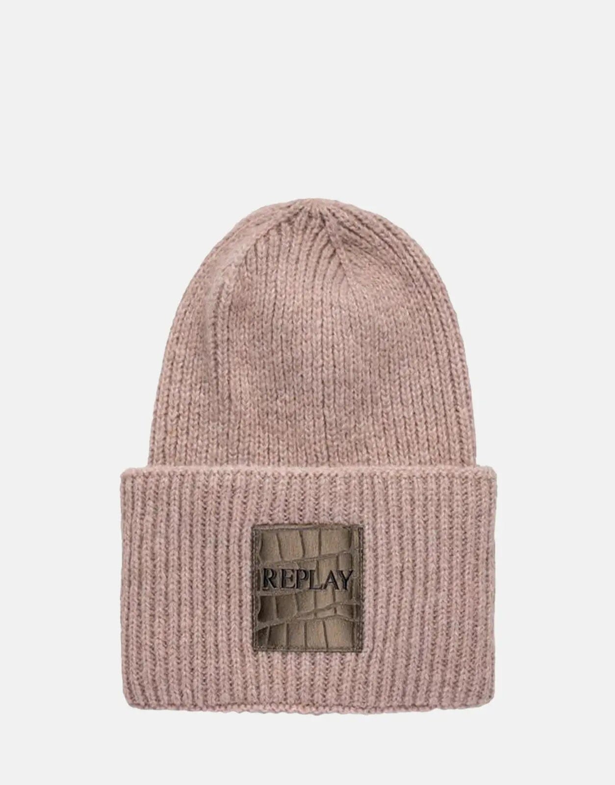 Replay Gold Patch Knit Beanie - Subwear