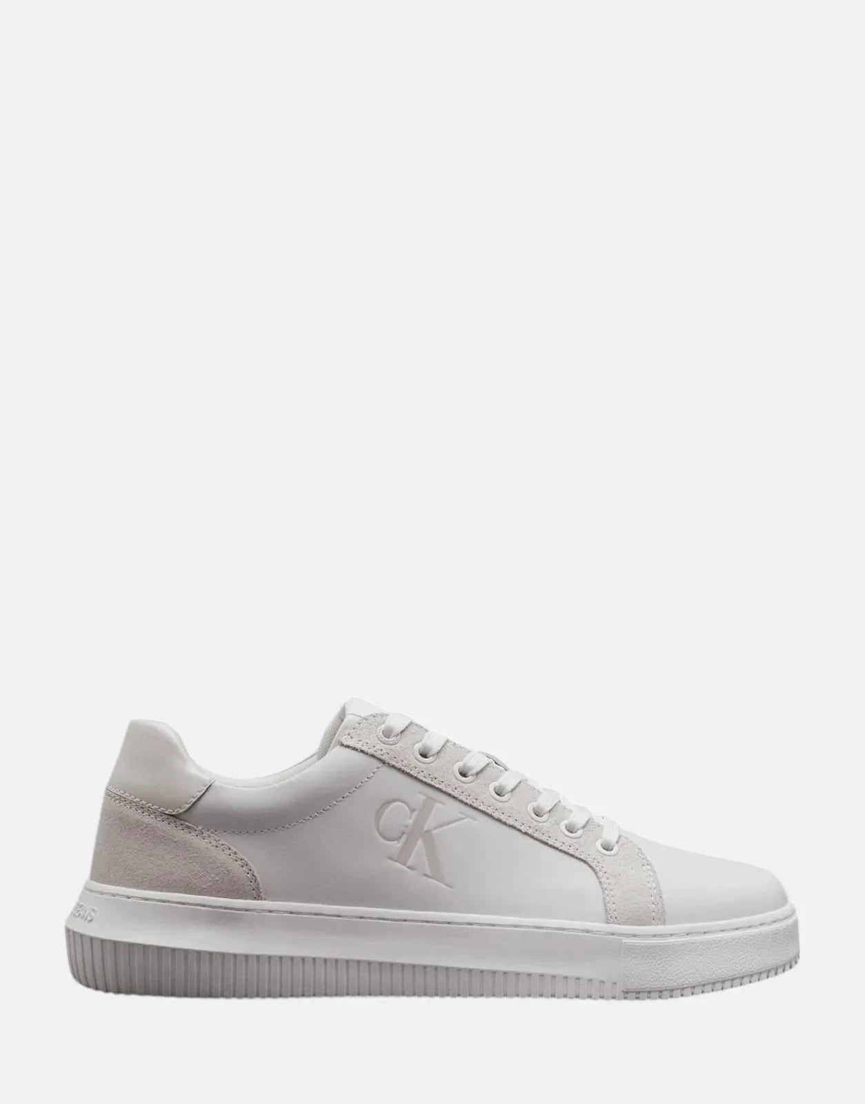 Calvin Klein Chunky Cupsole Authentic White Sneakers - Subwear