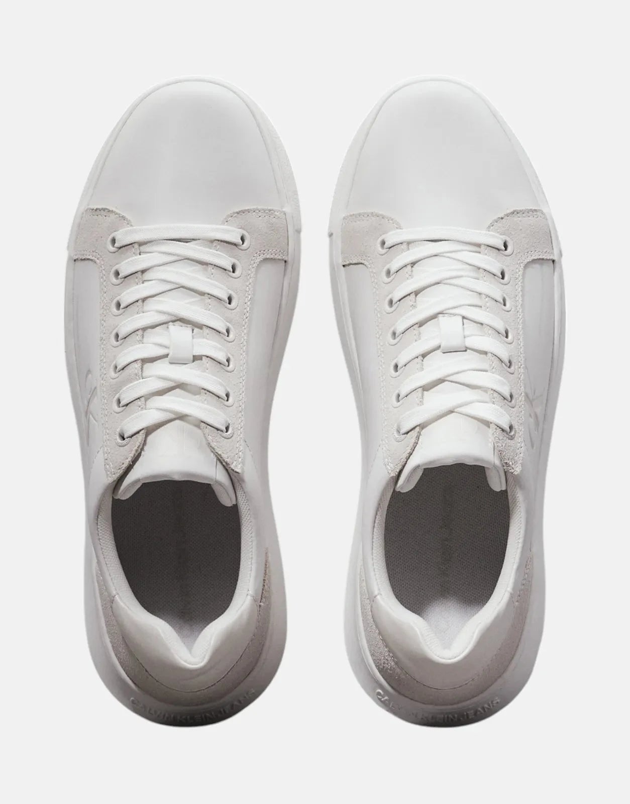 Calvin Klein Chunky Cupsole Authentic White Sneakers - Subwear