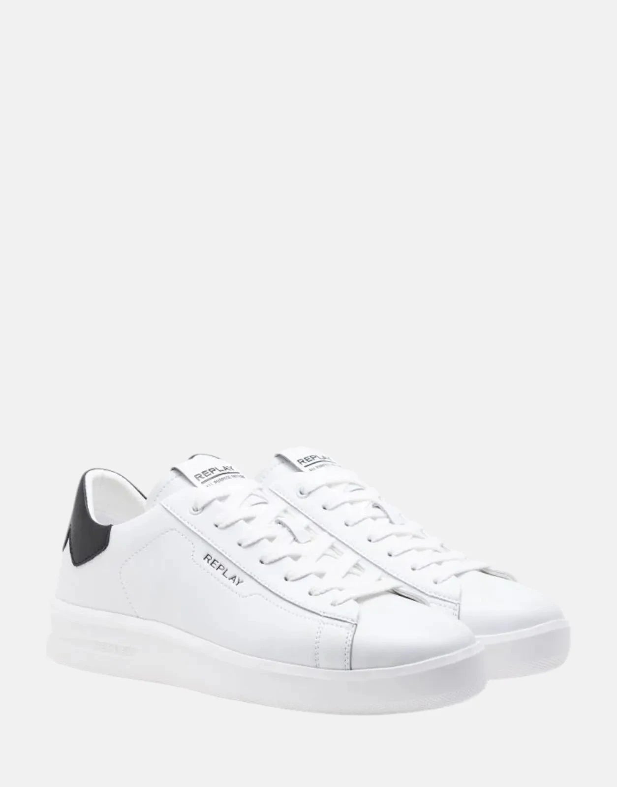 Replay University M Direct White/Black Sneakers - Subwear