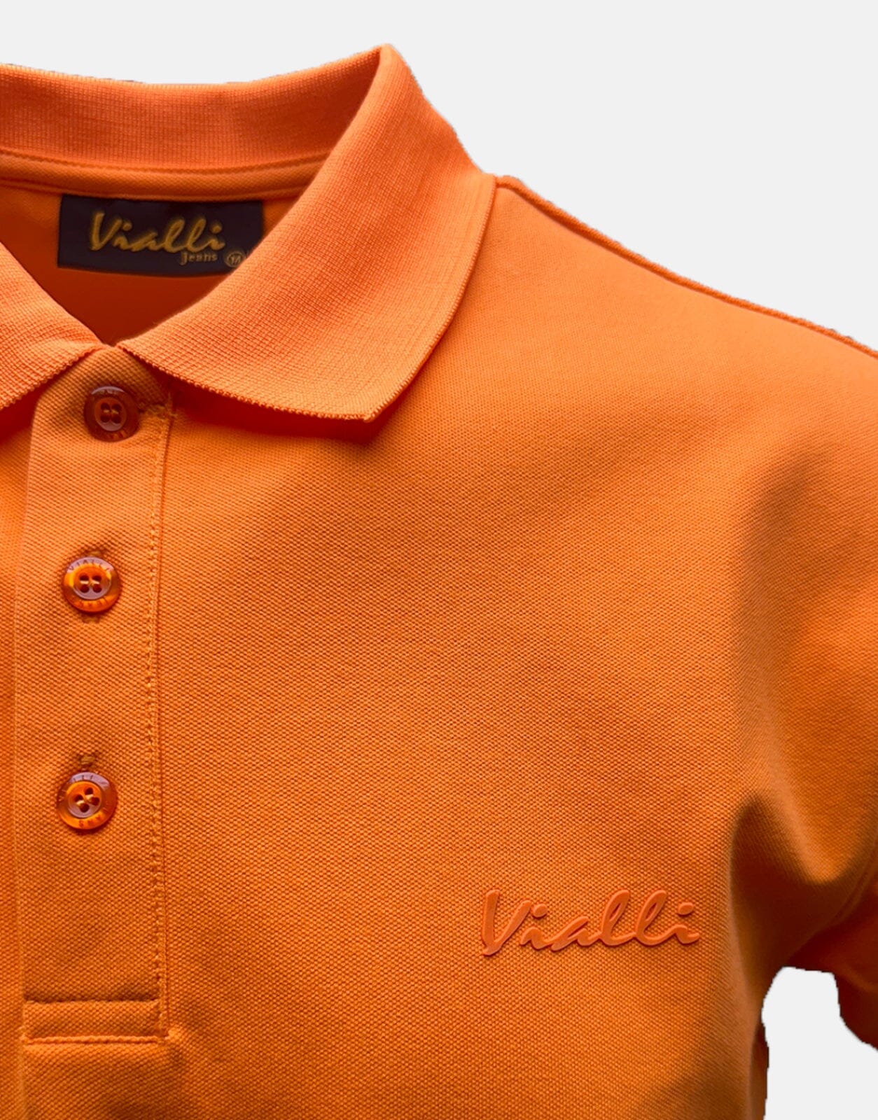 Vialli Dollar Orange Polo Shirt