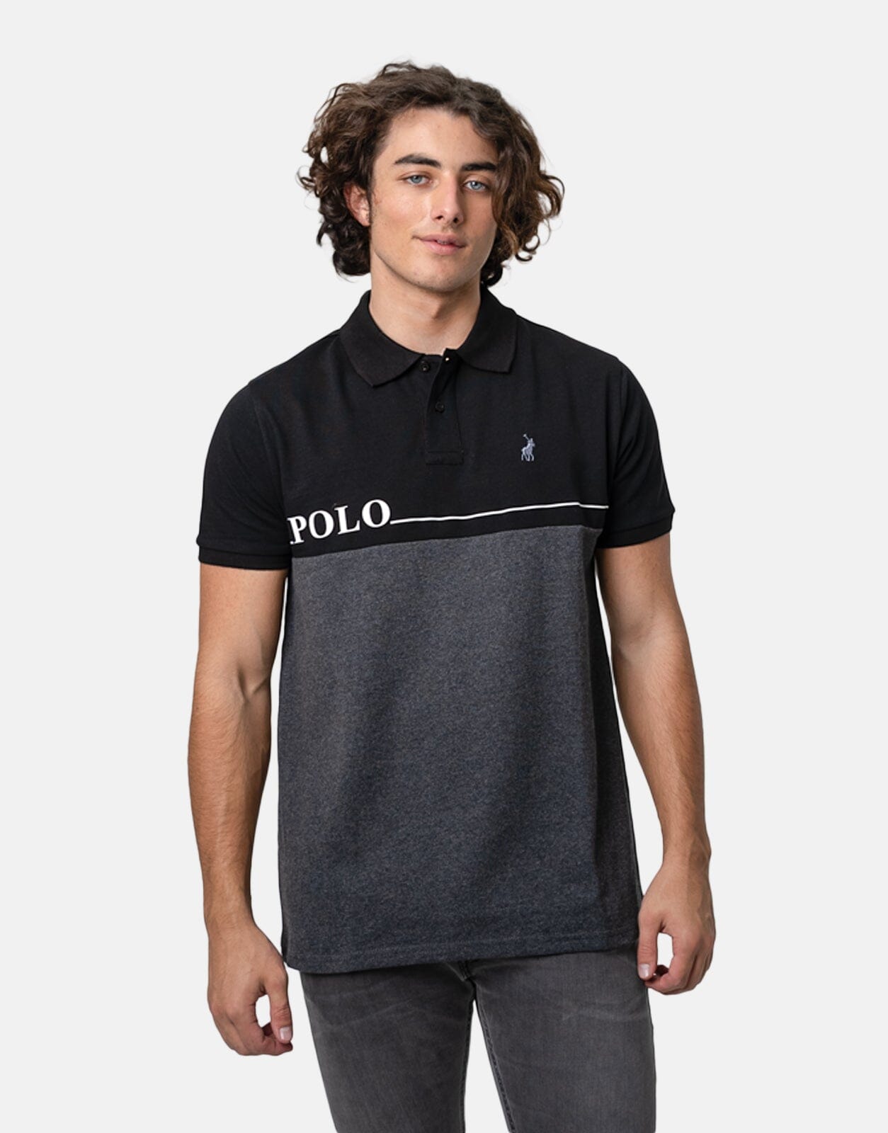 Polo Logo Printed Polo Shirt - Subwear
